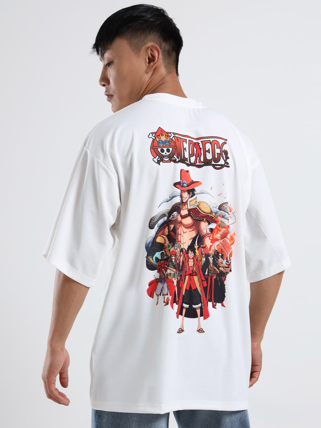 One Piece Wano Fire Duo Oversized T-Shirt