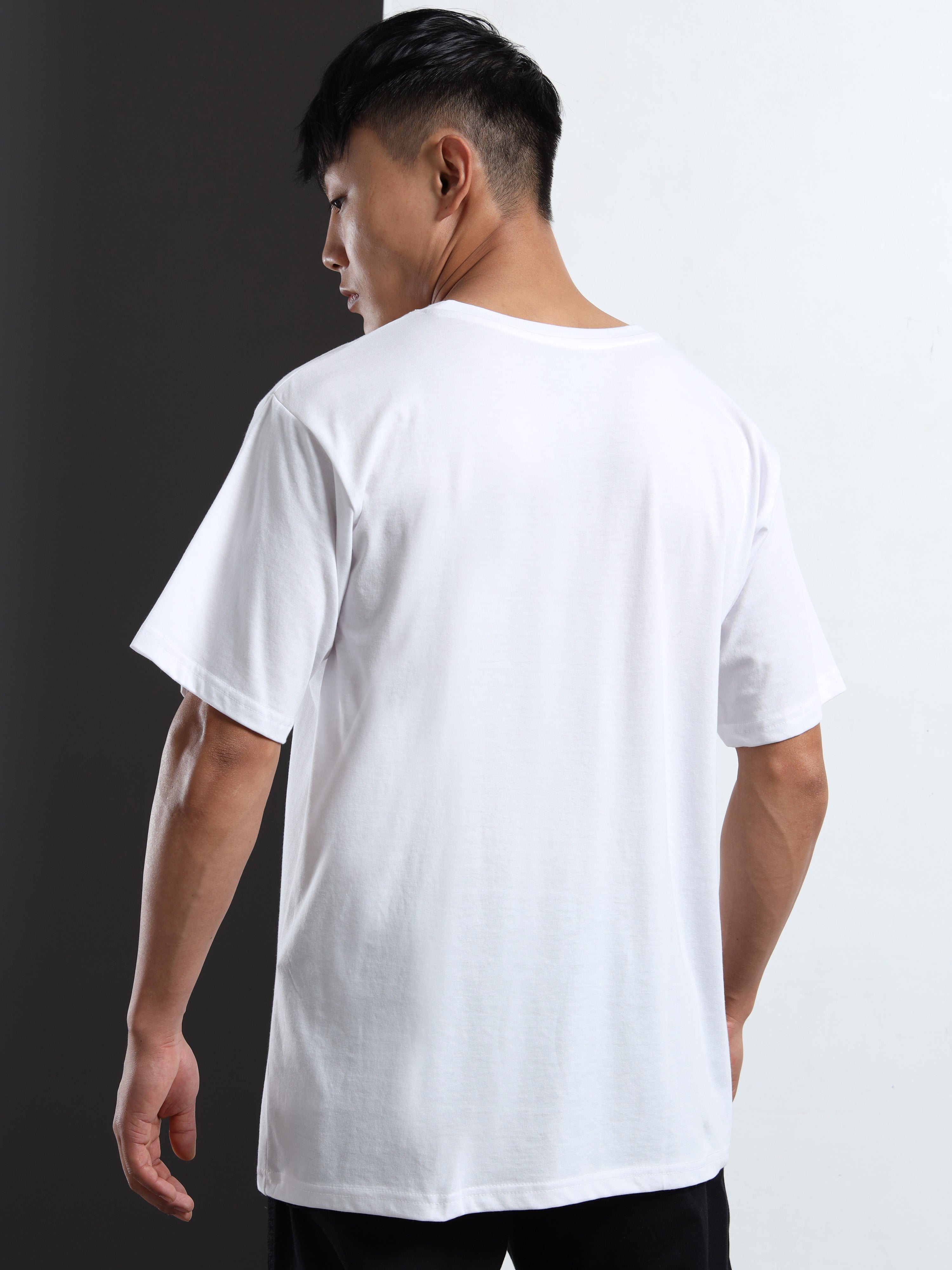 Men's White Smile Club Graphic T-Shirt