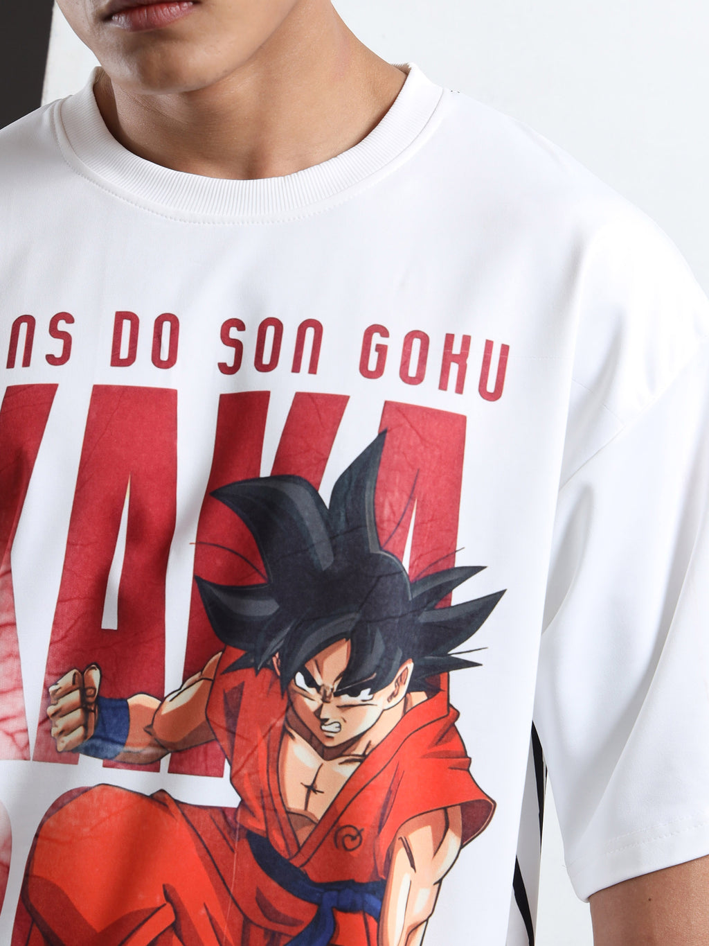 Men's Lilac Jujutsu Kaisen Cursed Energy Oversized T-Shirt