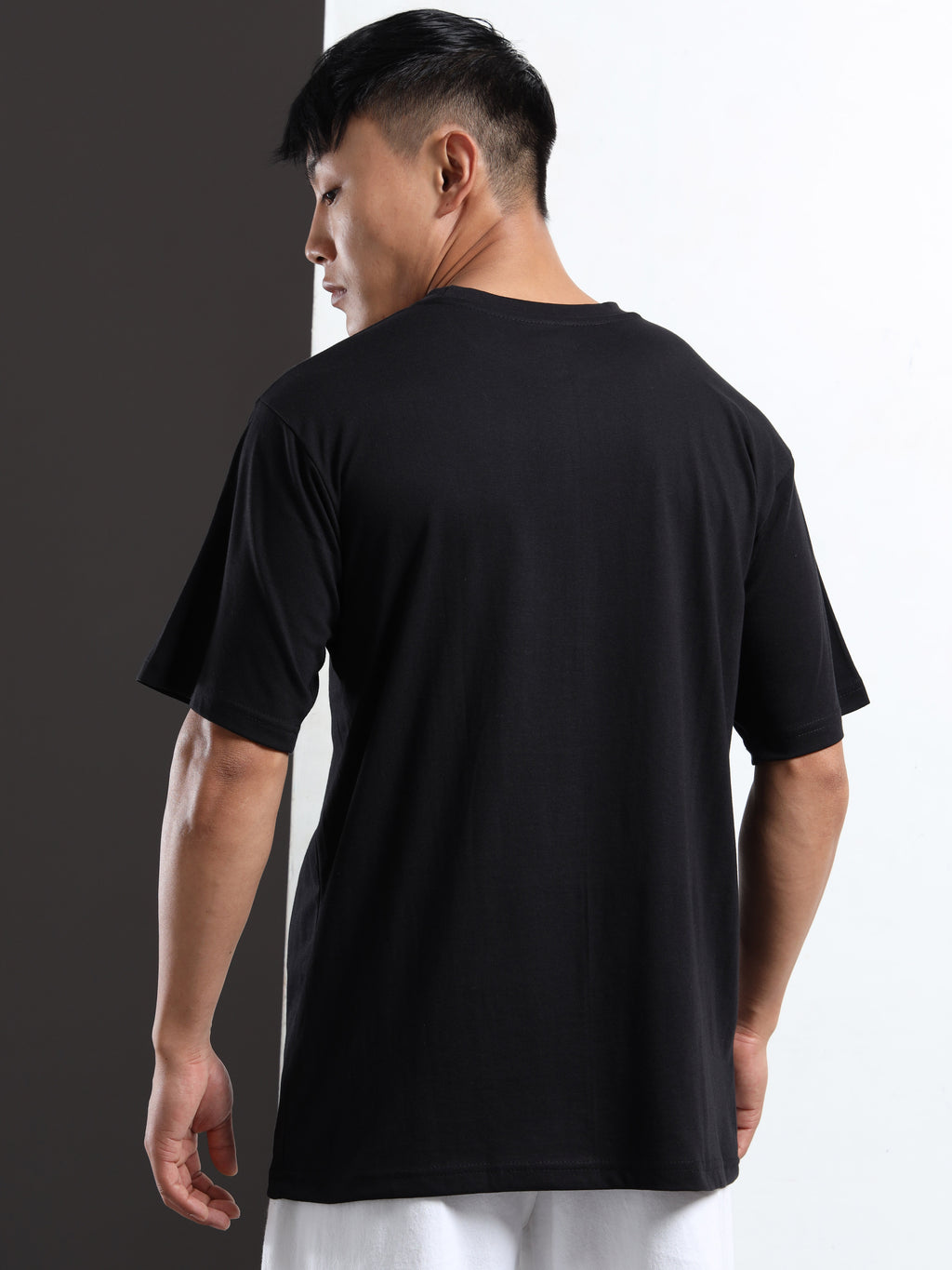 Men's Black and Gold Dharma Infinity Sanskrit T-Shirt