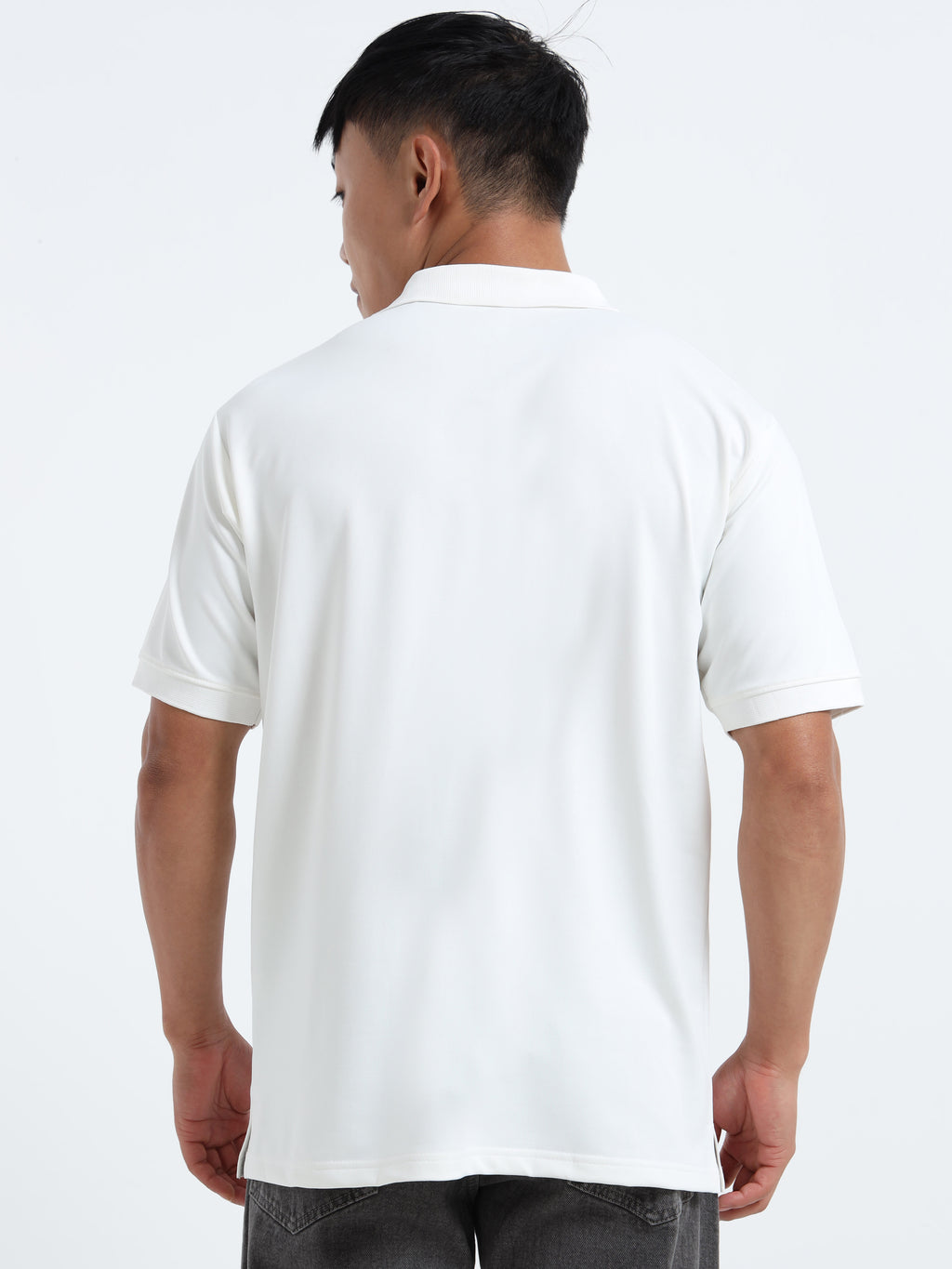 Men Graphic Printed Polo Collar T-shirt