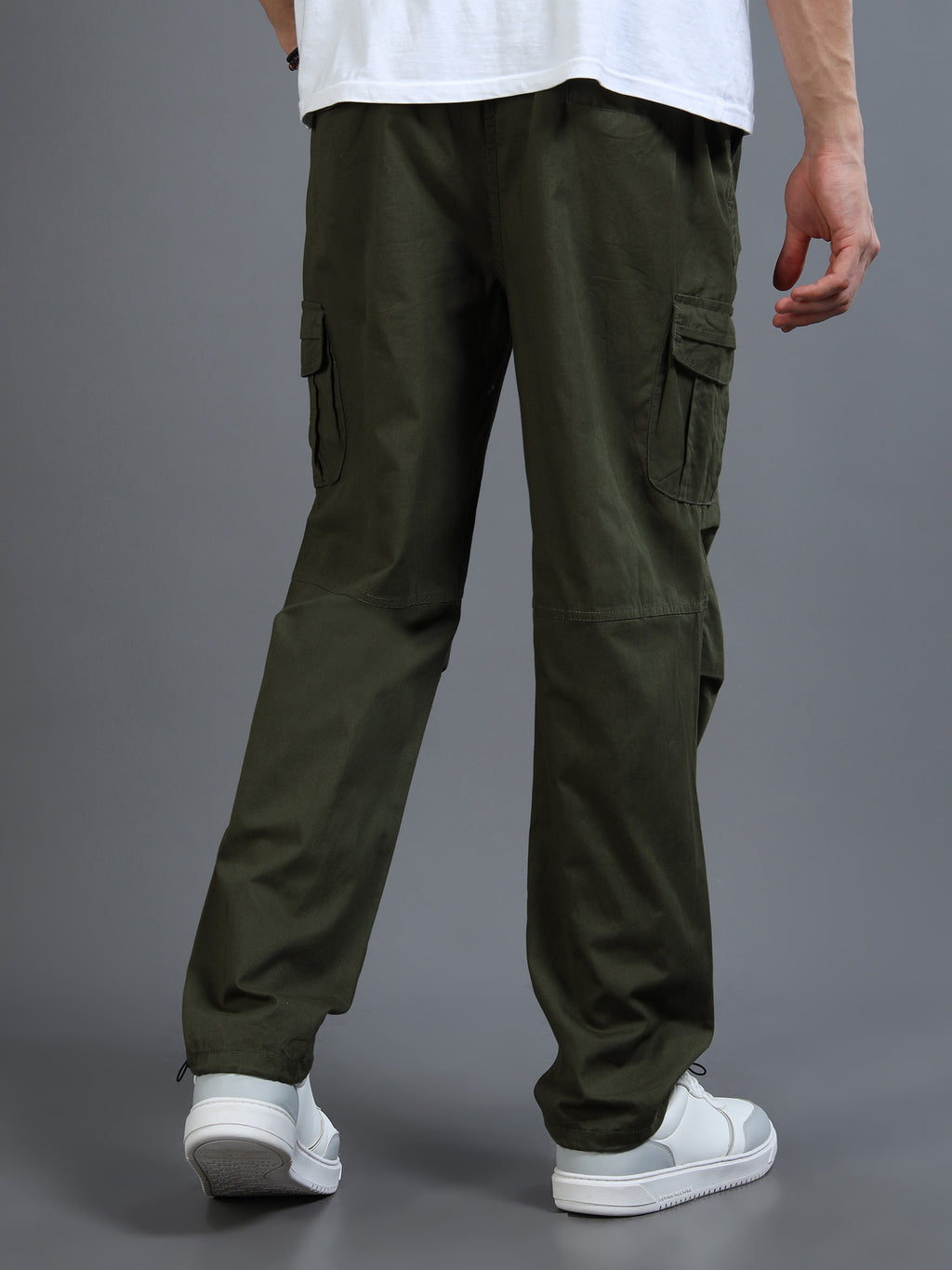 Men's Green Convertible Cargo Pants