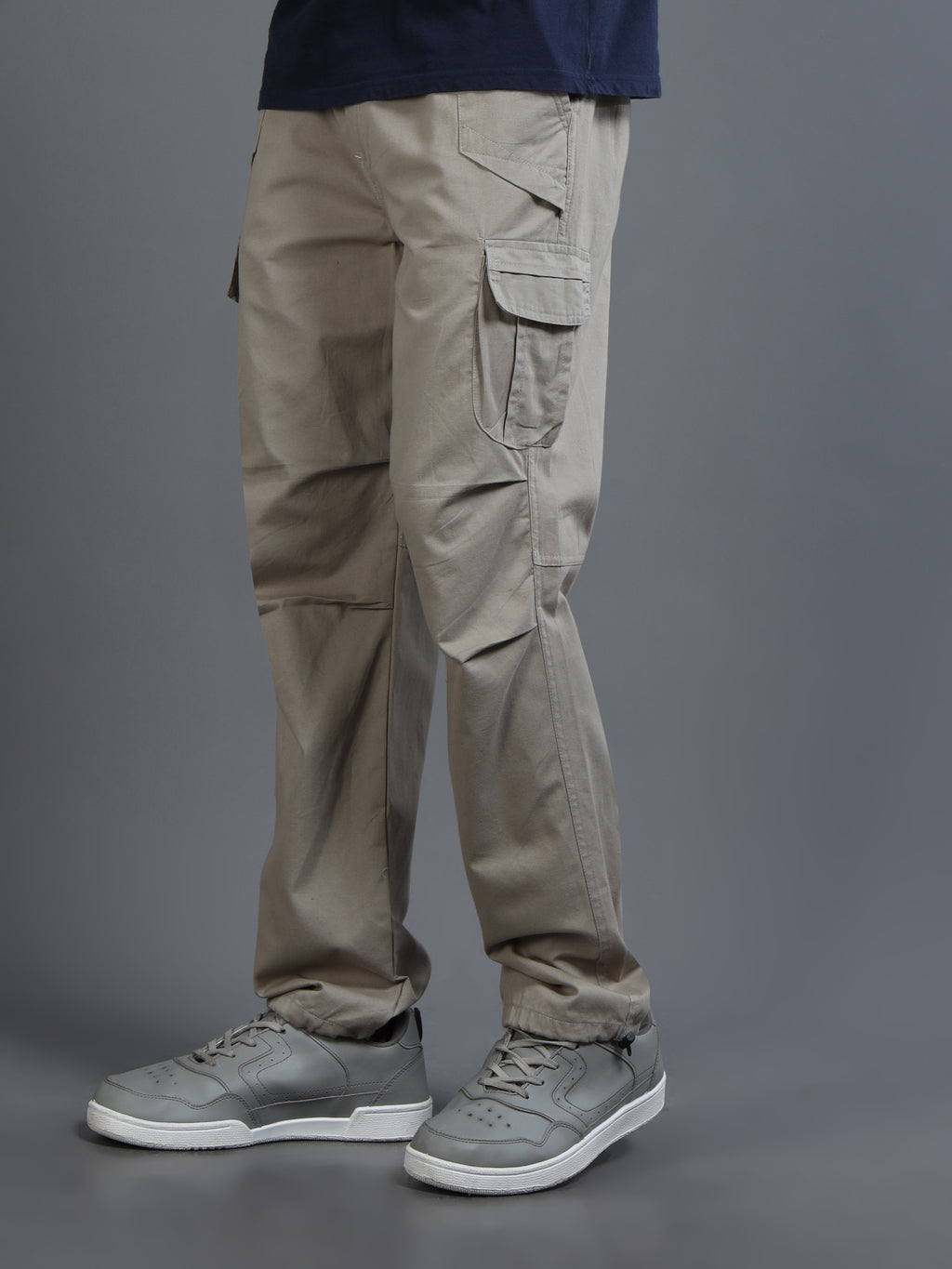 Men's Grey Convertible Cargo Pants