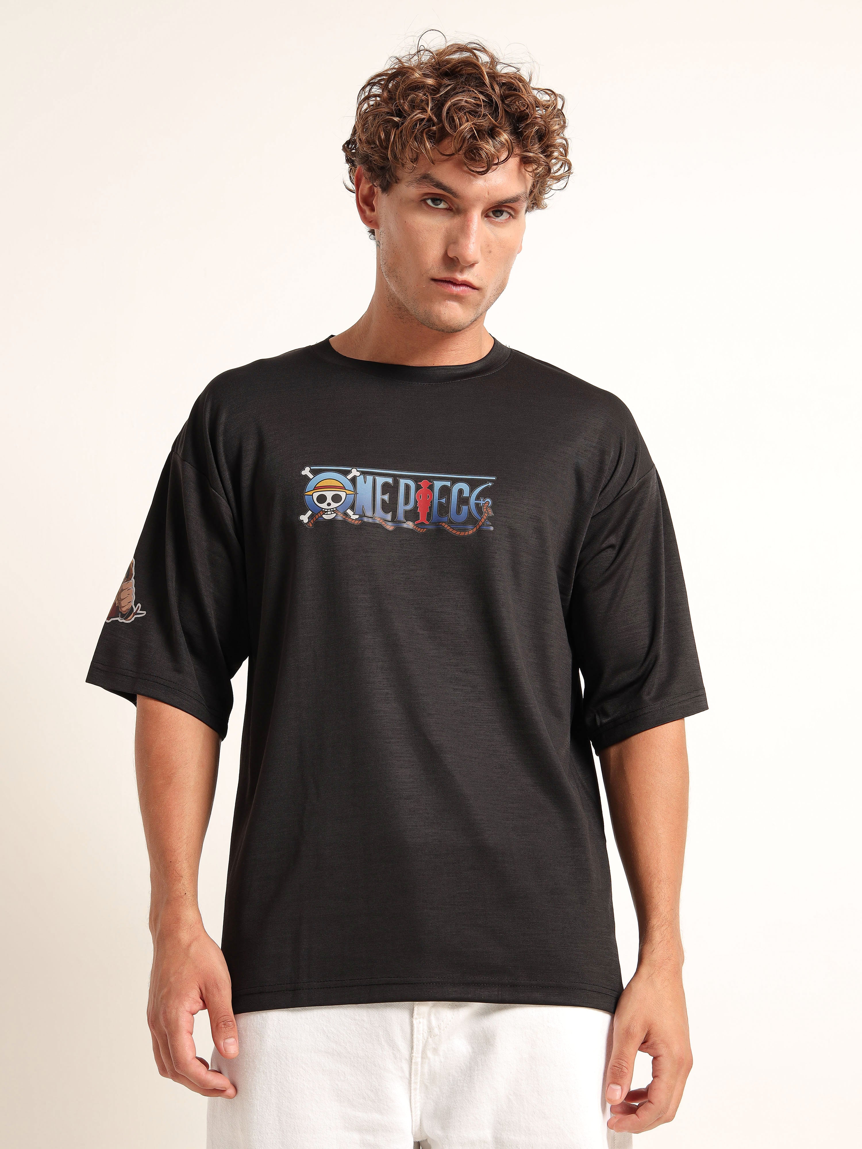 Men's Black One Piece Just Do It Oversized T-Shirt