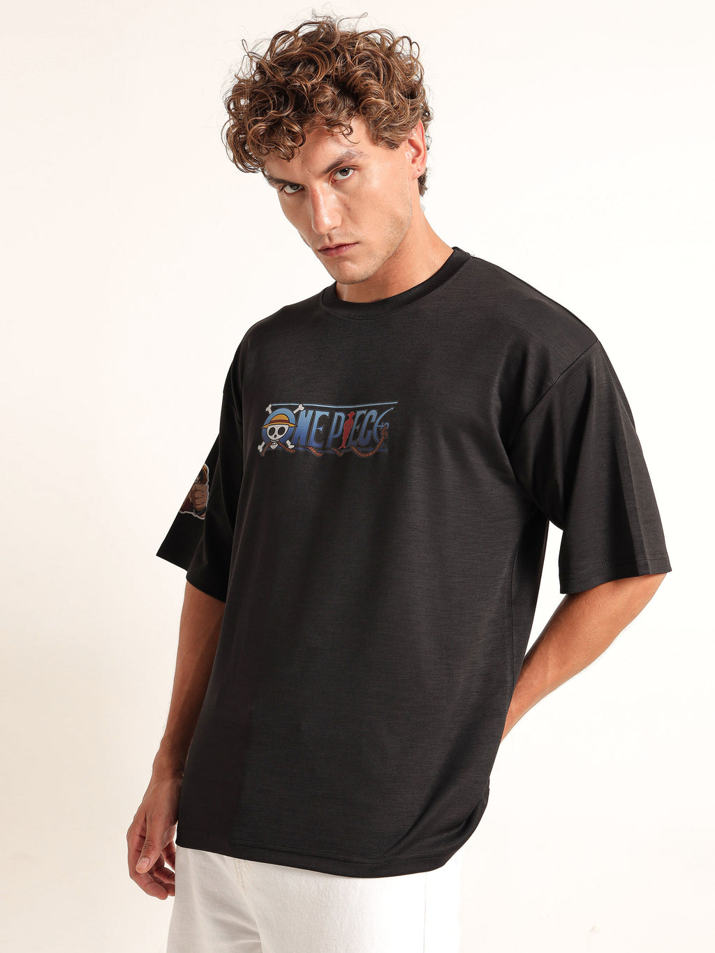 Men's Black One Piece Just Do It Oversized T-Shirt