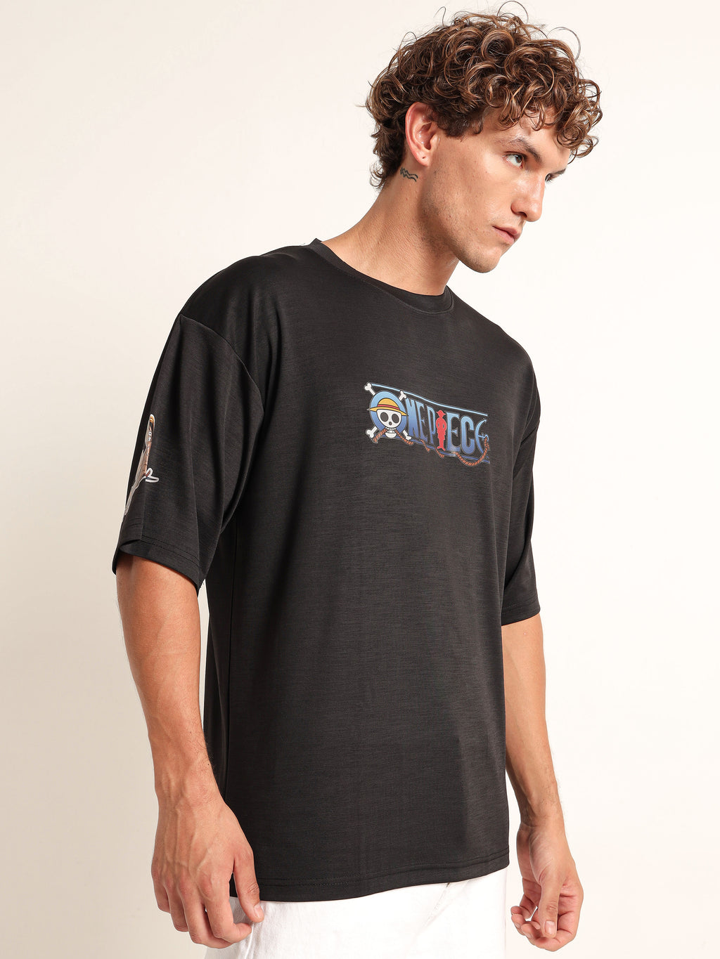 Men's Black One Piece Just Do It Oversized T-Shirt