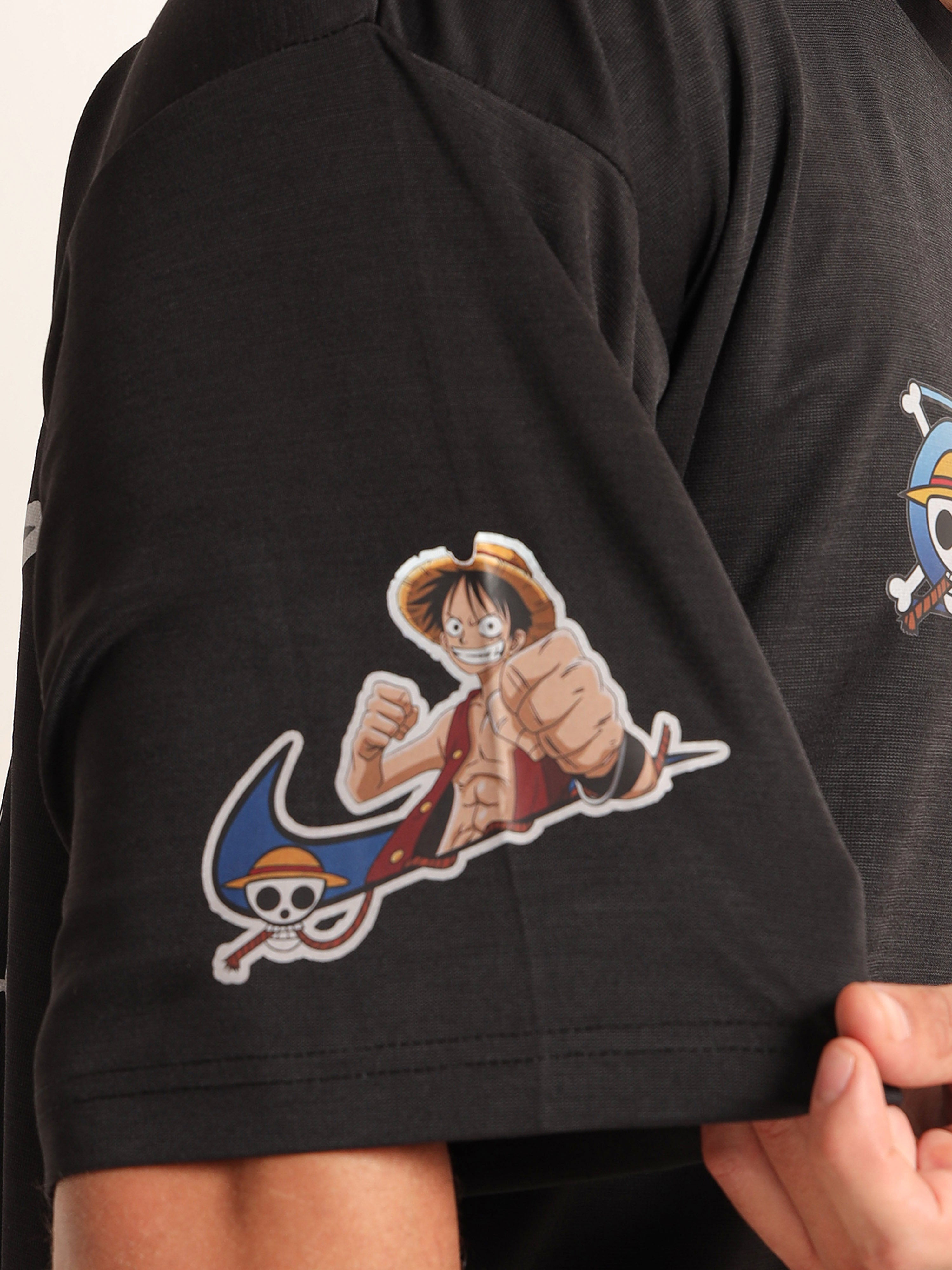 Men's Black One Piece Just Do It Oversized T-Shirt