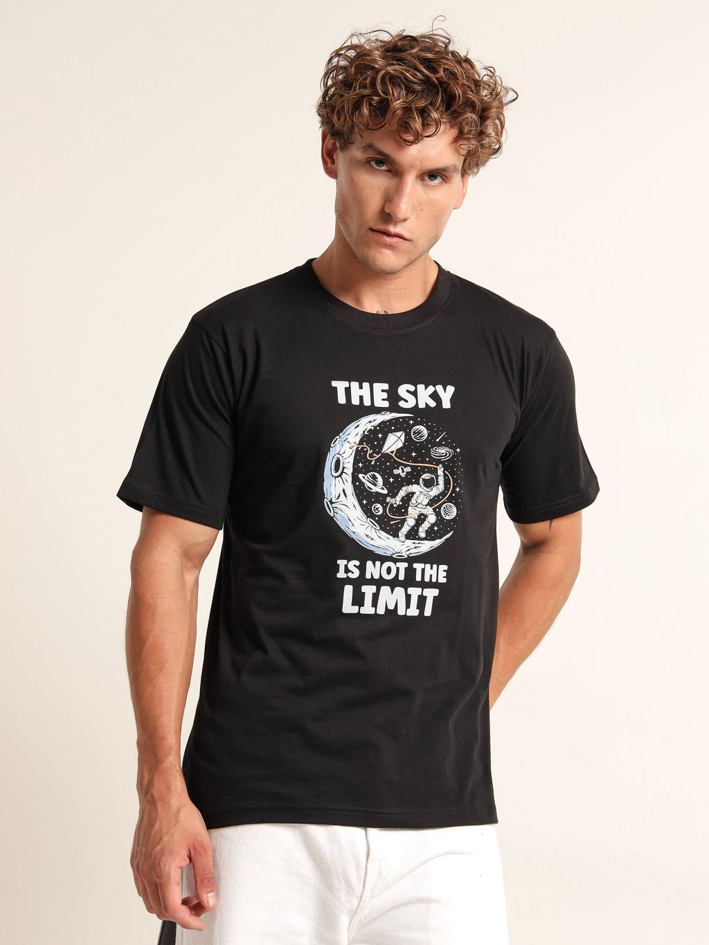 Men's Black and Multi-Color Dragon Ball Z Logo T-Shirt