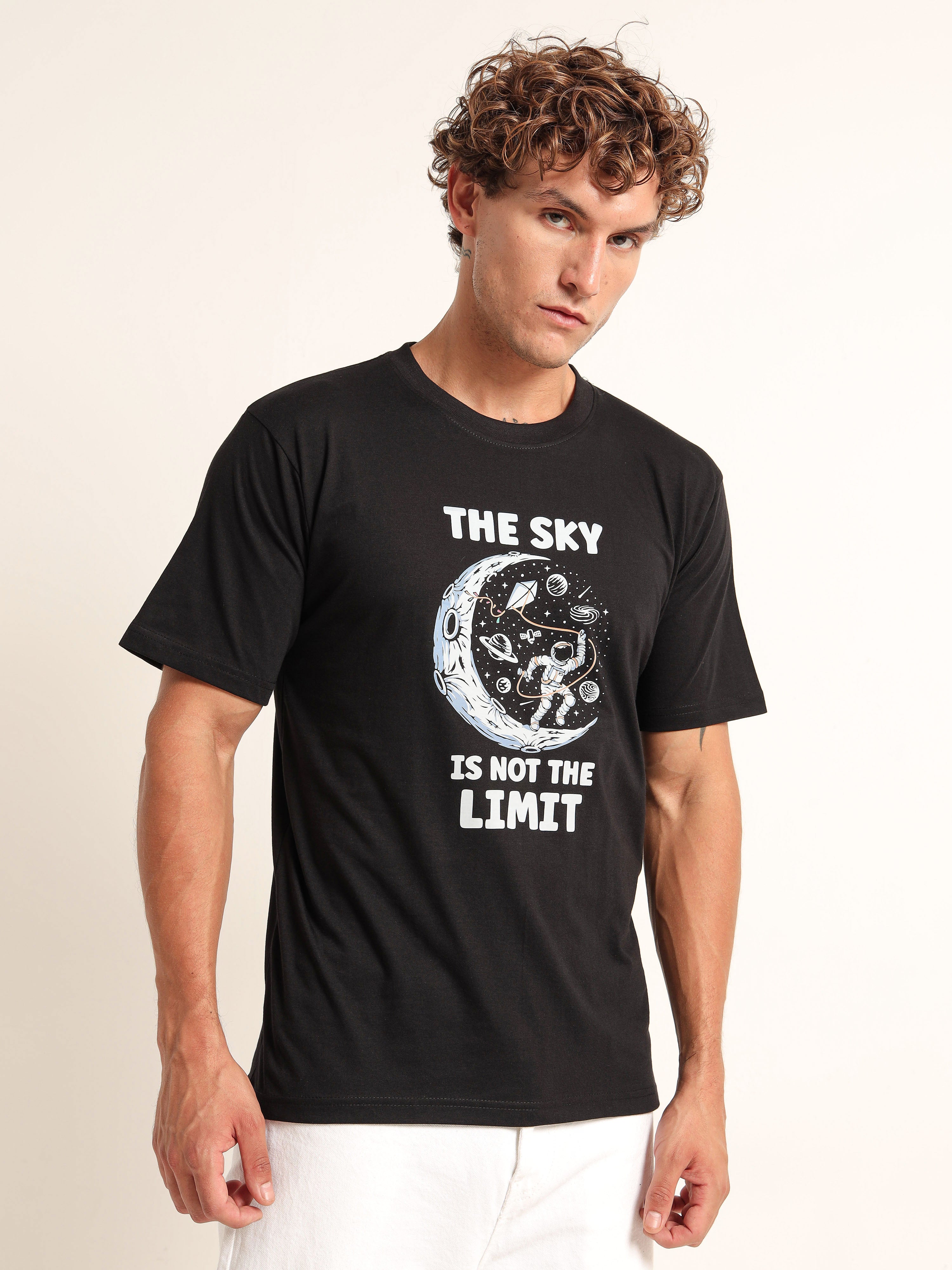 Men's Black and Multi-Color Dragon Ball Z Logo T-Shirt