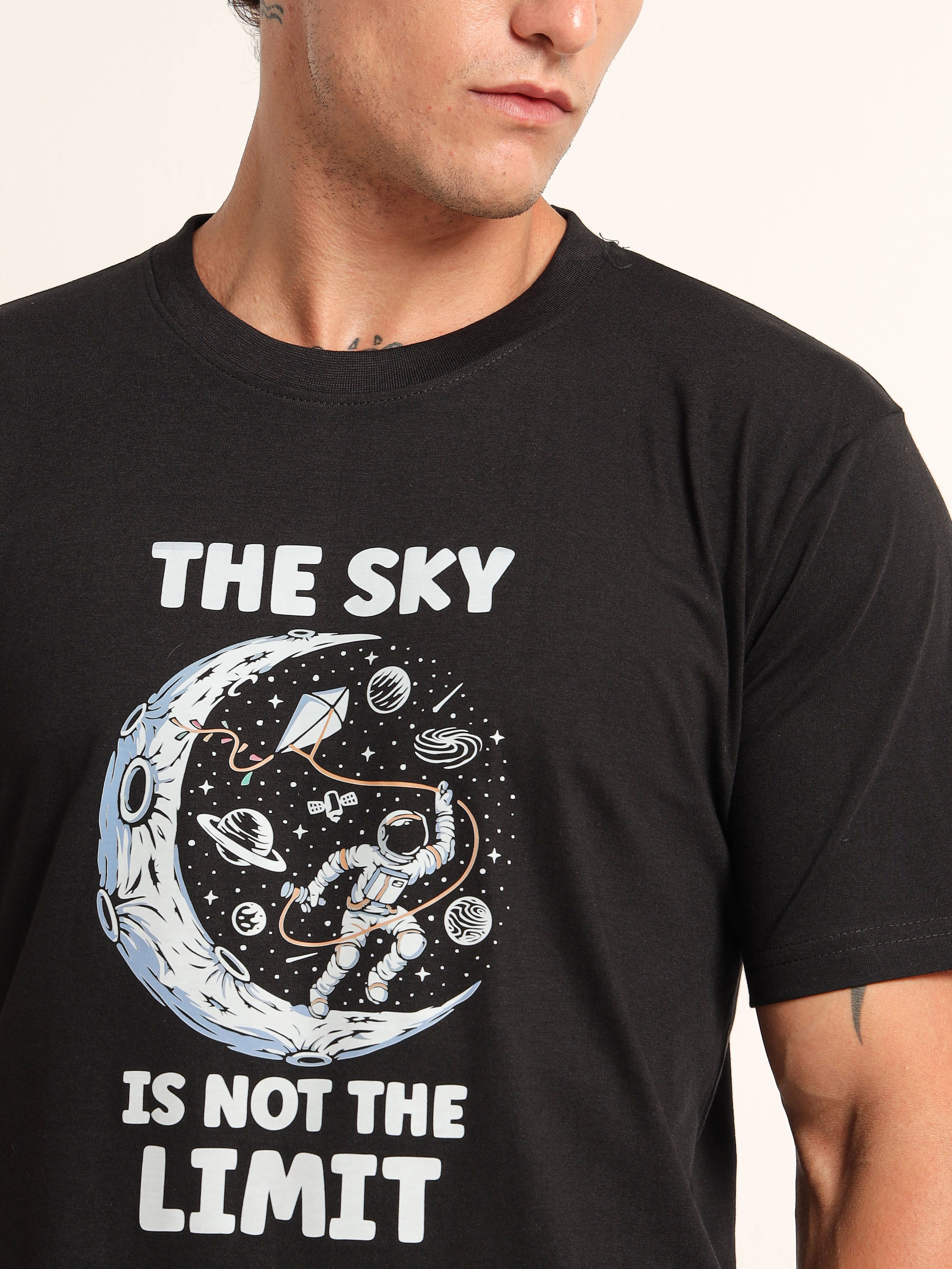 Men's Black and Multi-Color Dragon Ball Z Logo T-Shirt