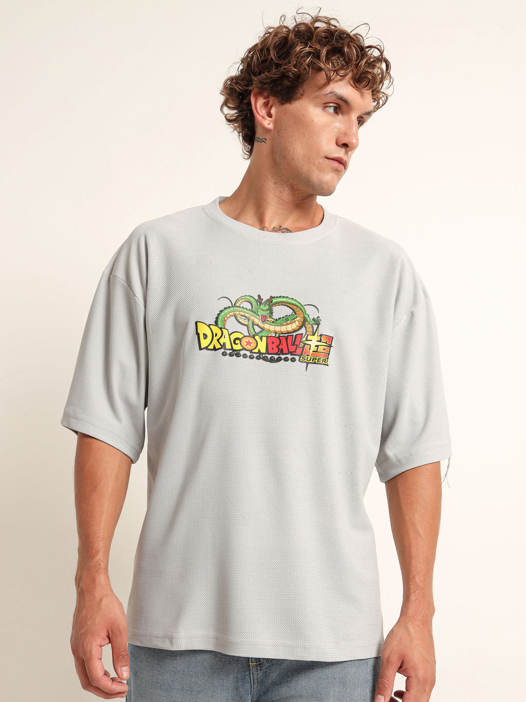 Dragon Ball Super Shenron Logo Oversized T-Shirt