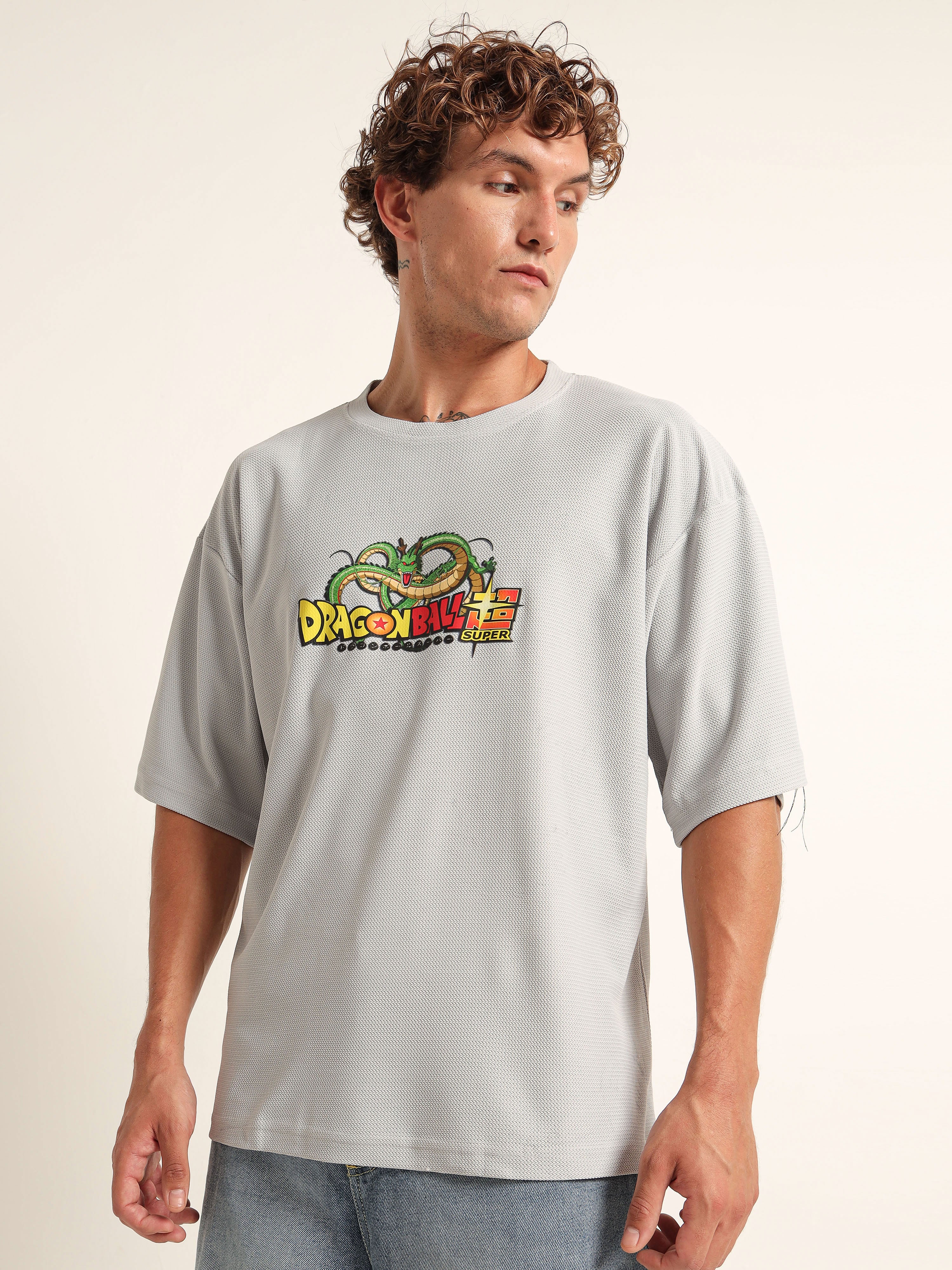 Dragon Ball Super Shenron Logo Oversized T-Shirt