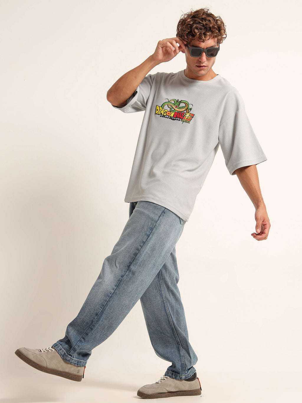 Dragon Ball Super Shenron Logo Oversized T-Shirt