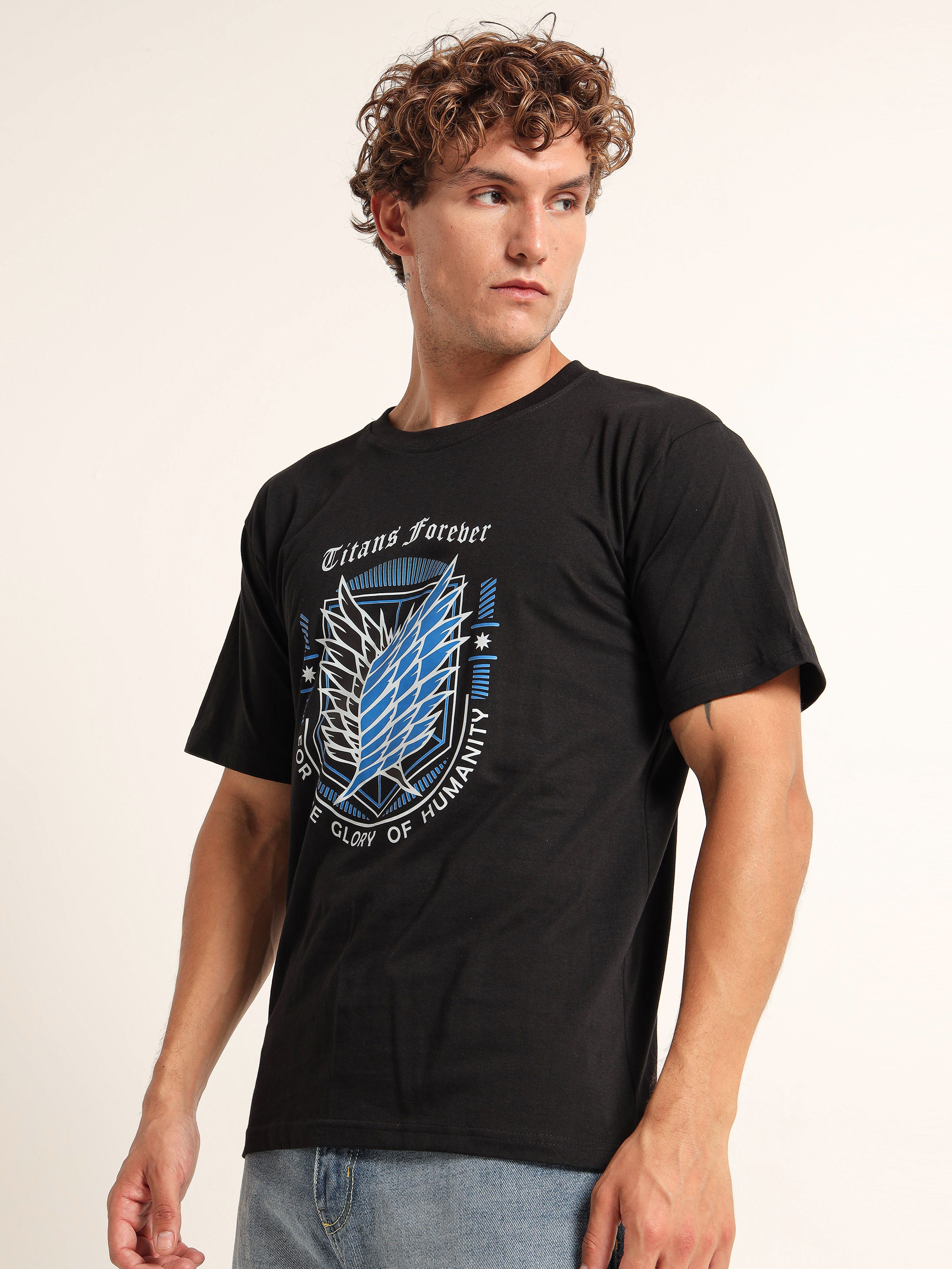 Men's Black Titans Forever Graphic T-Shirt