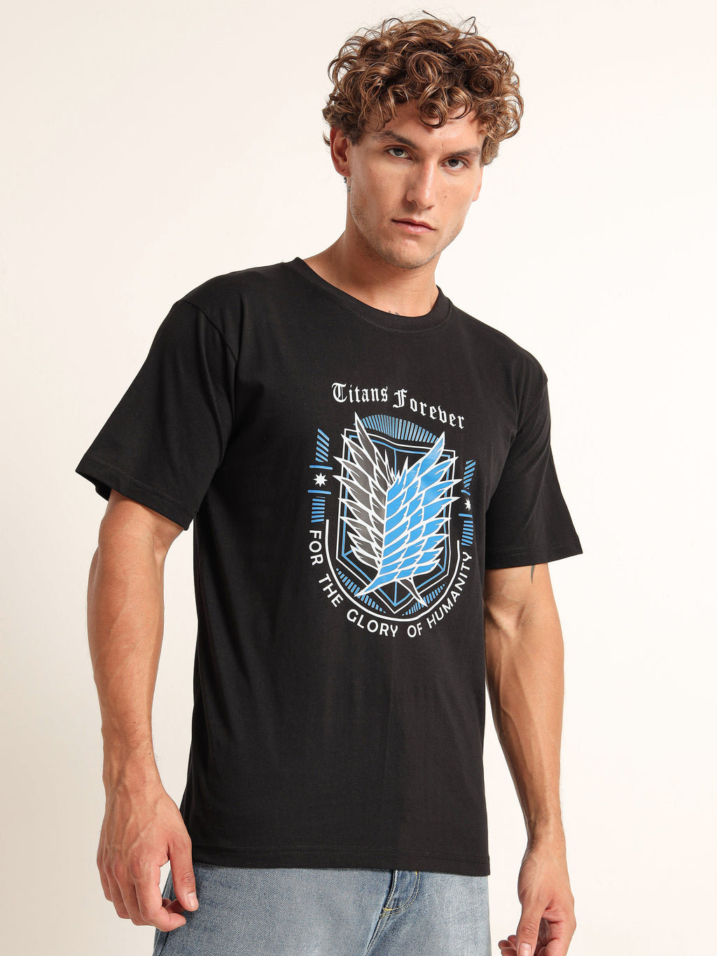 Men's Black Titans Forever Graphic T-Shirt