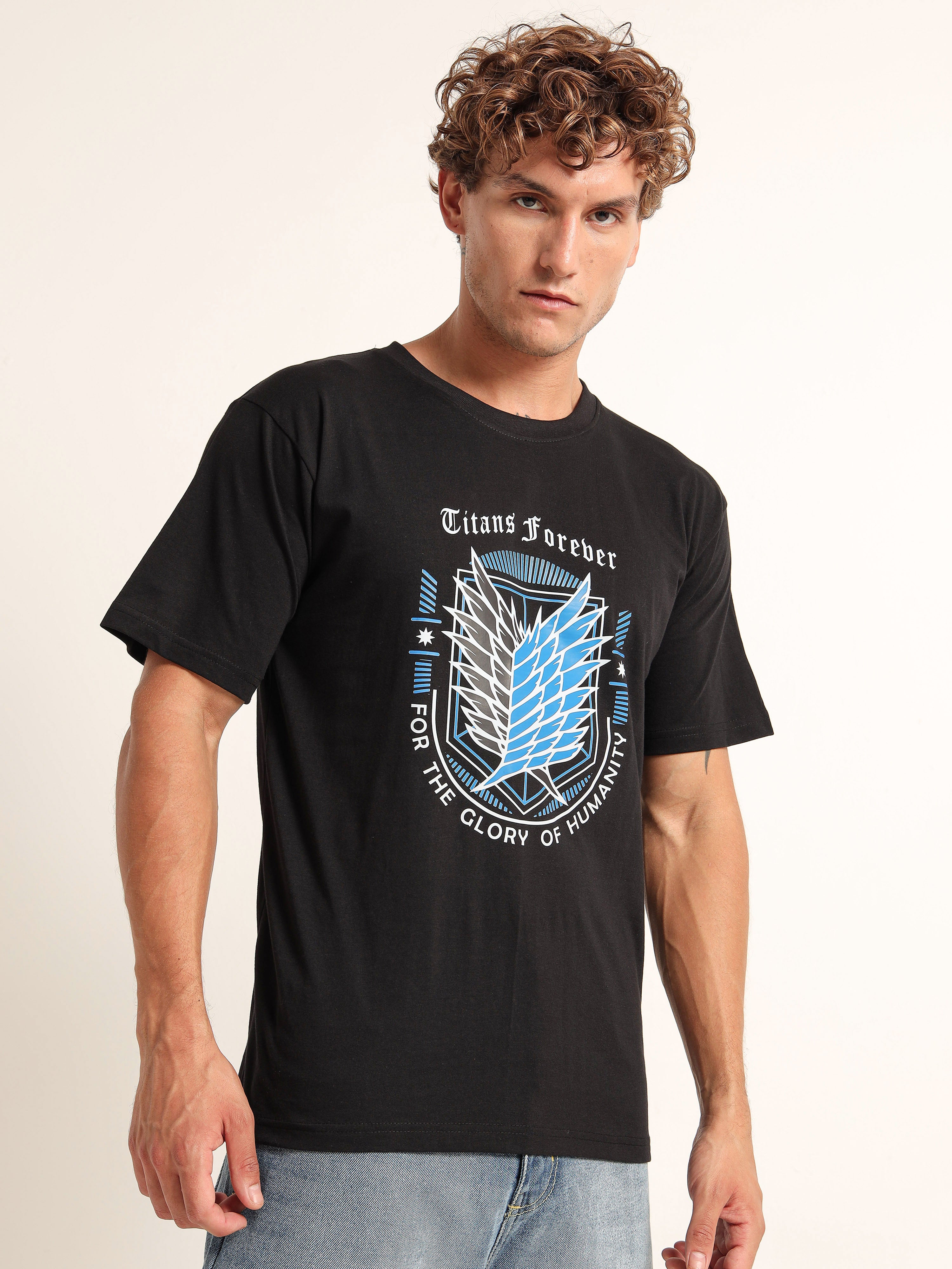 Men's Black Titans Forever Graphic T-Shirt