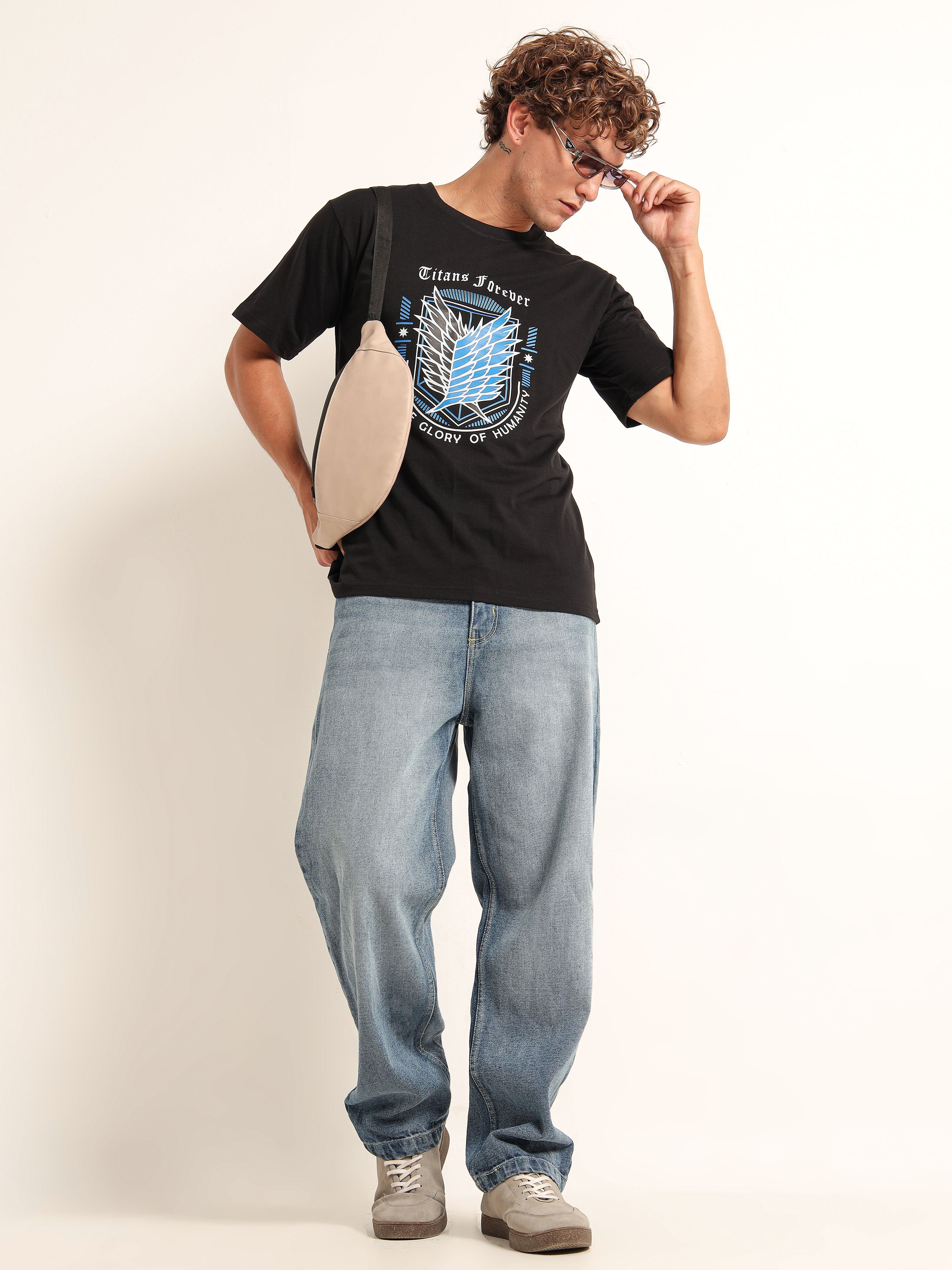 Men's Black Titans Forever Graphic T-Shirt