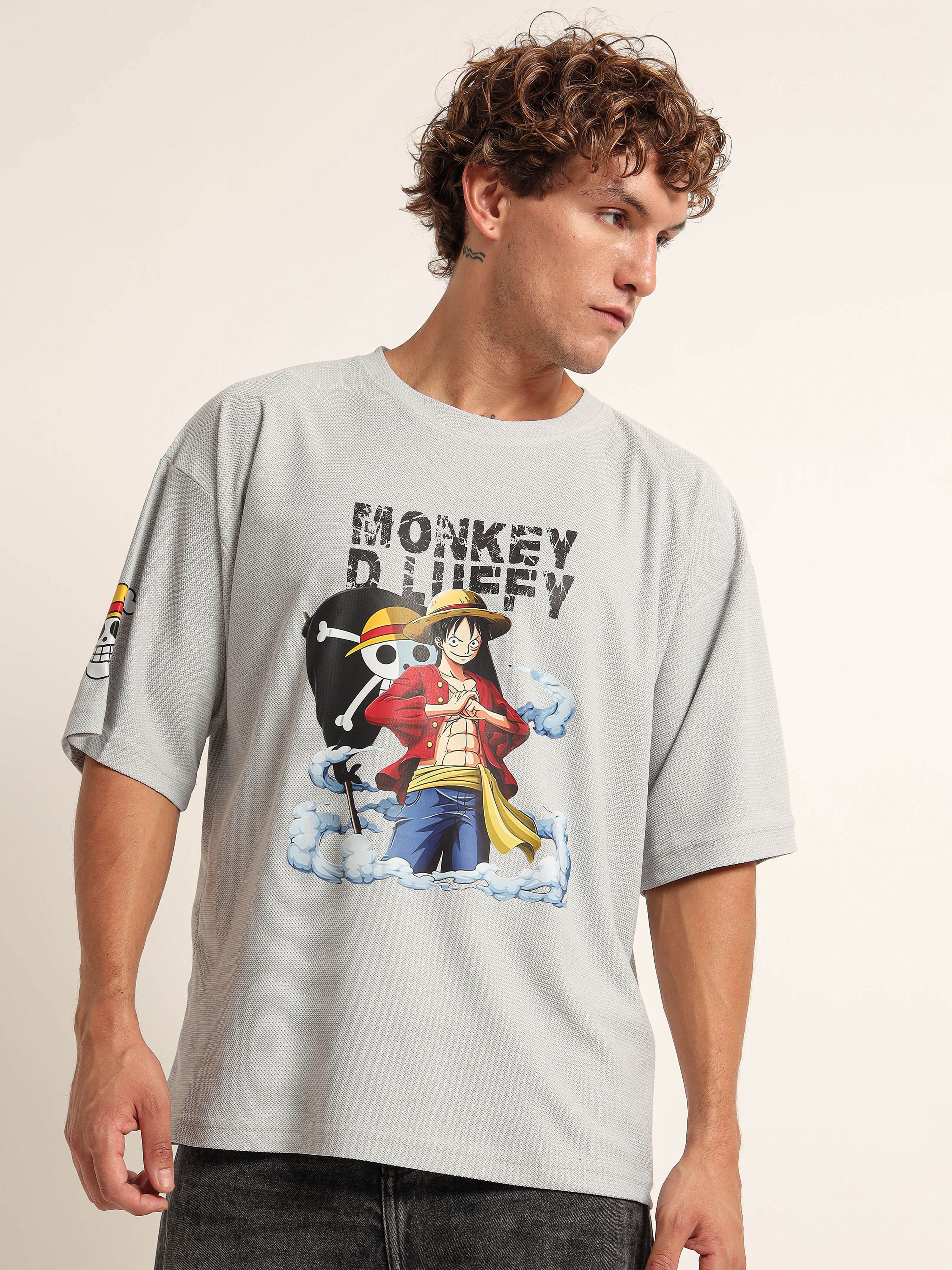 Monkey D. Luffy Gear Pose Oversized T-Shirt