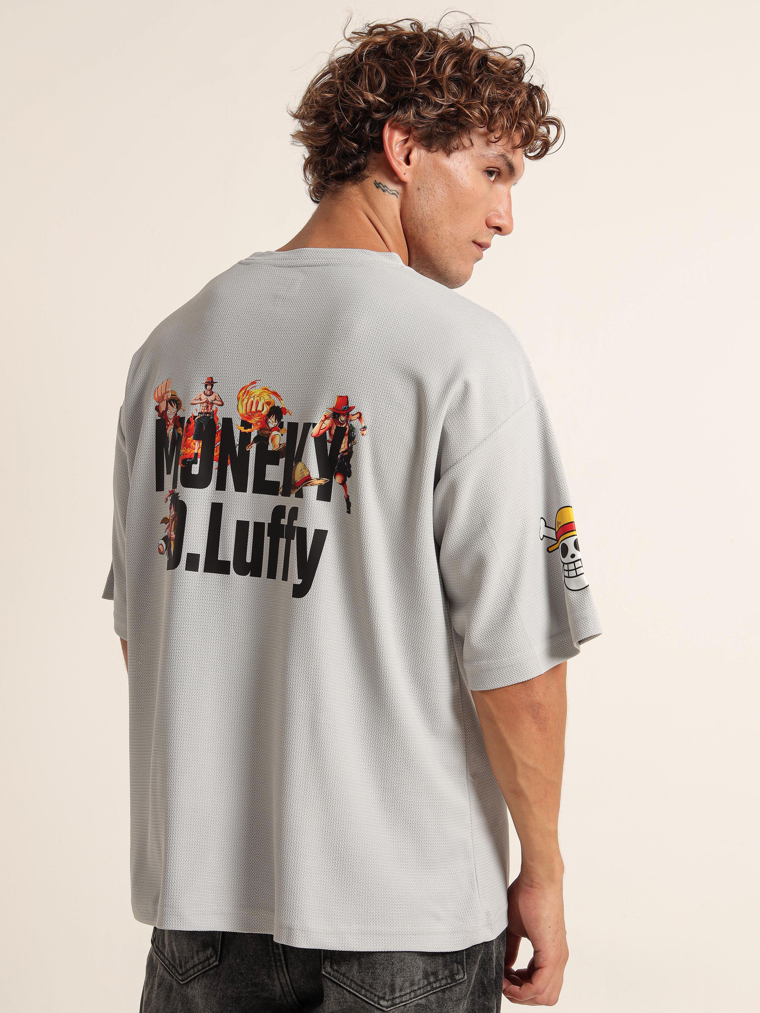 Monkey D. Luffy Gear Pose Oversized T-Shirt