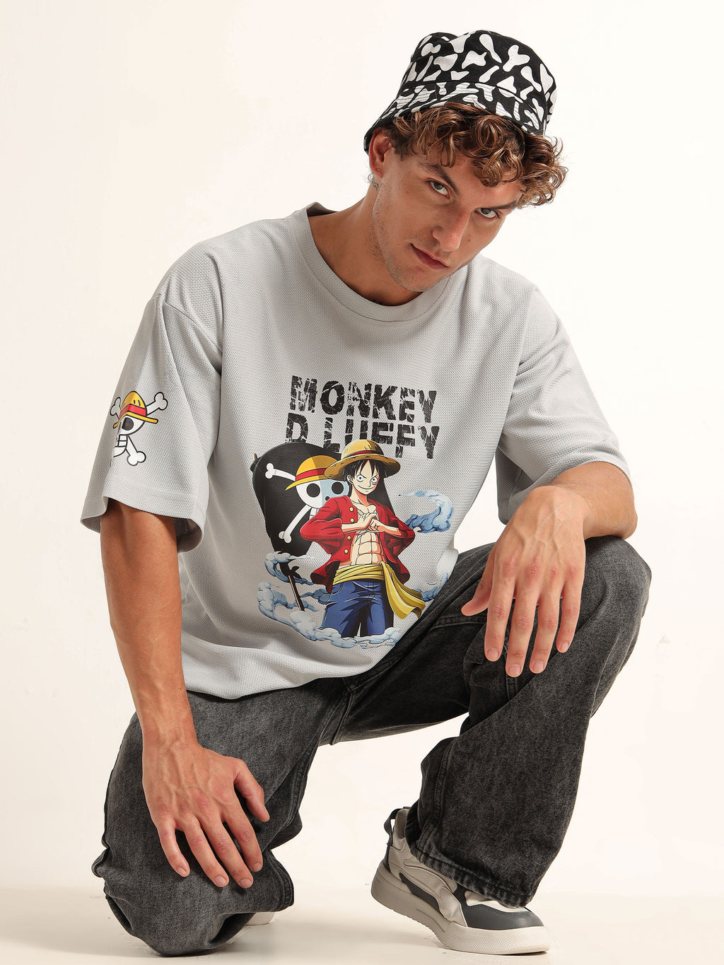 Monkey D. Luffy Gear Pose Oversized T-Shirt