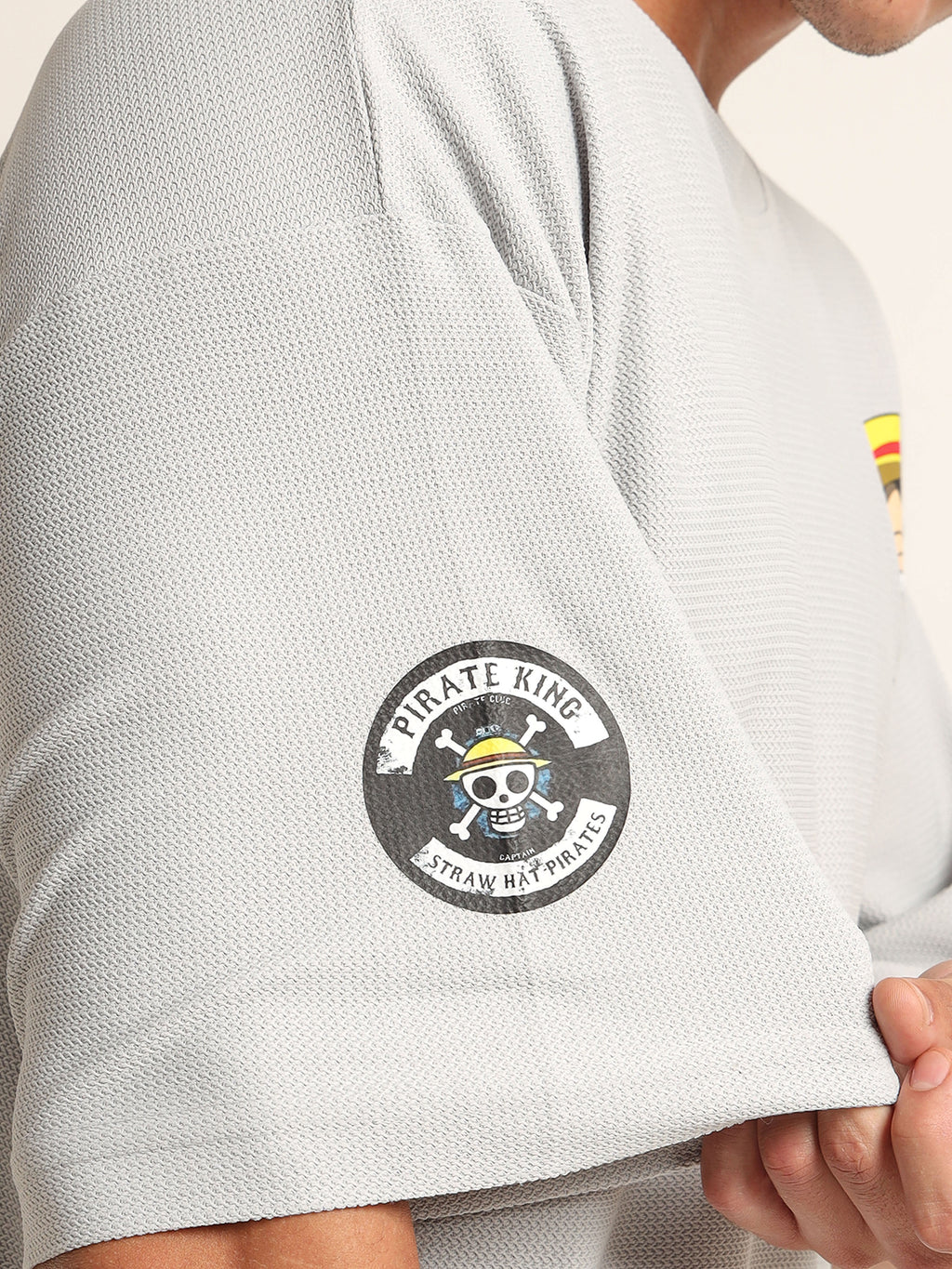 One Piece Luffy Pocket Oversized T-Shirt