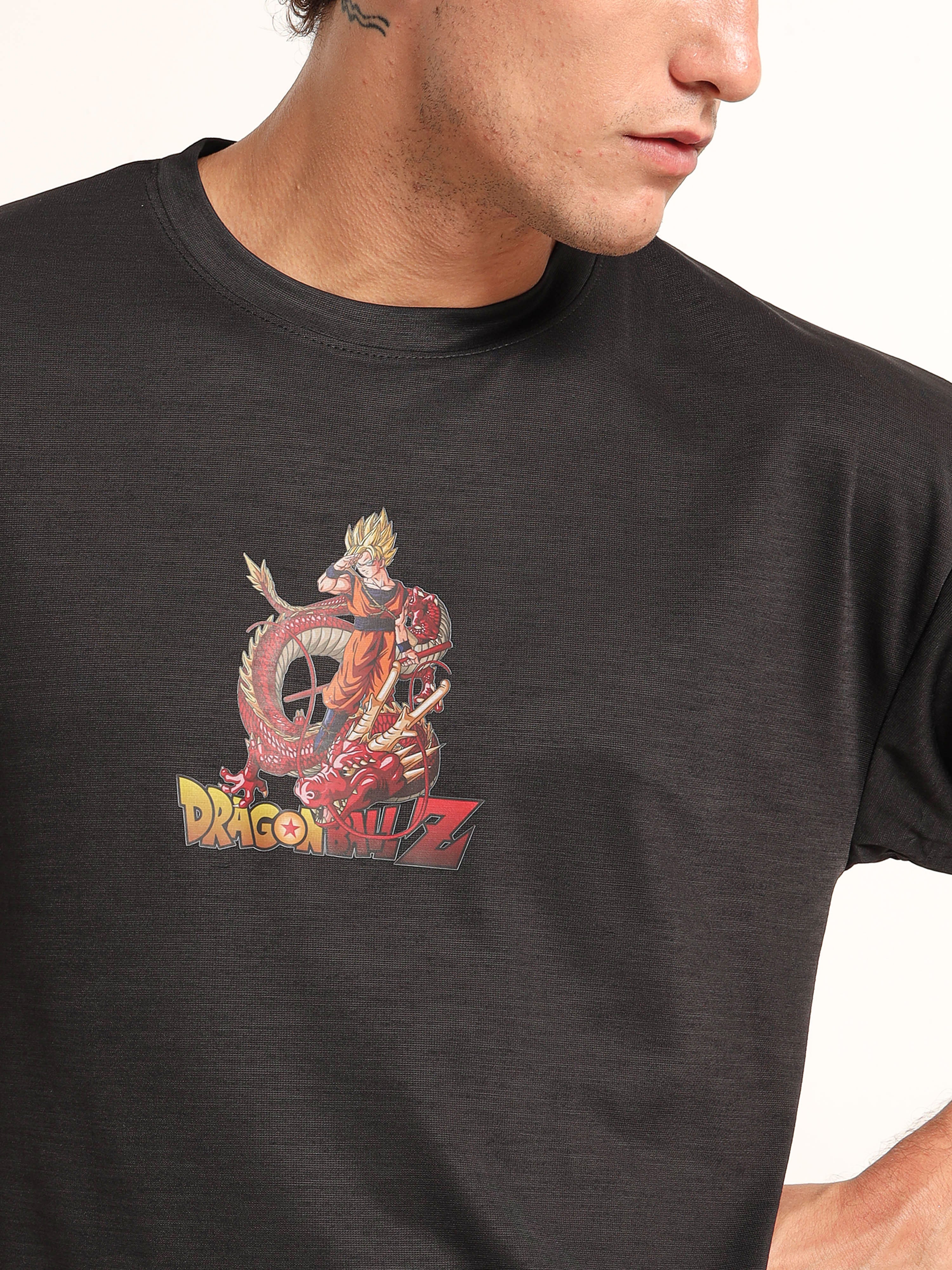 Men's Pink Jujutsu Kaisen Cursed Energy Oversized T-Shirt