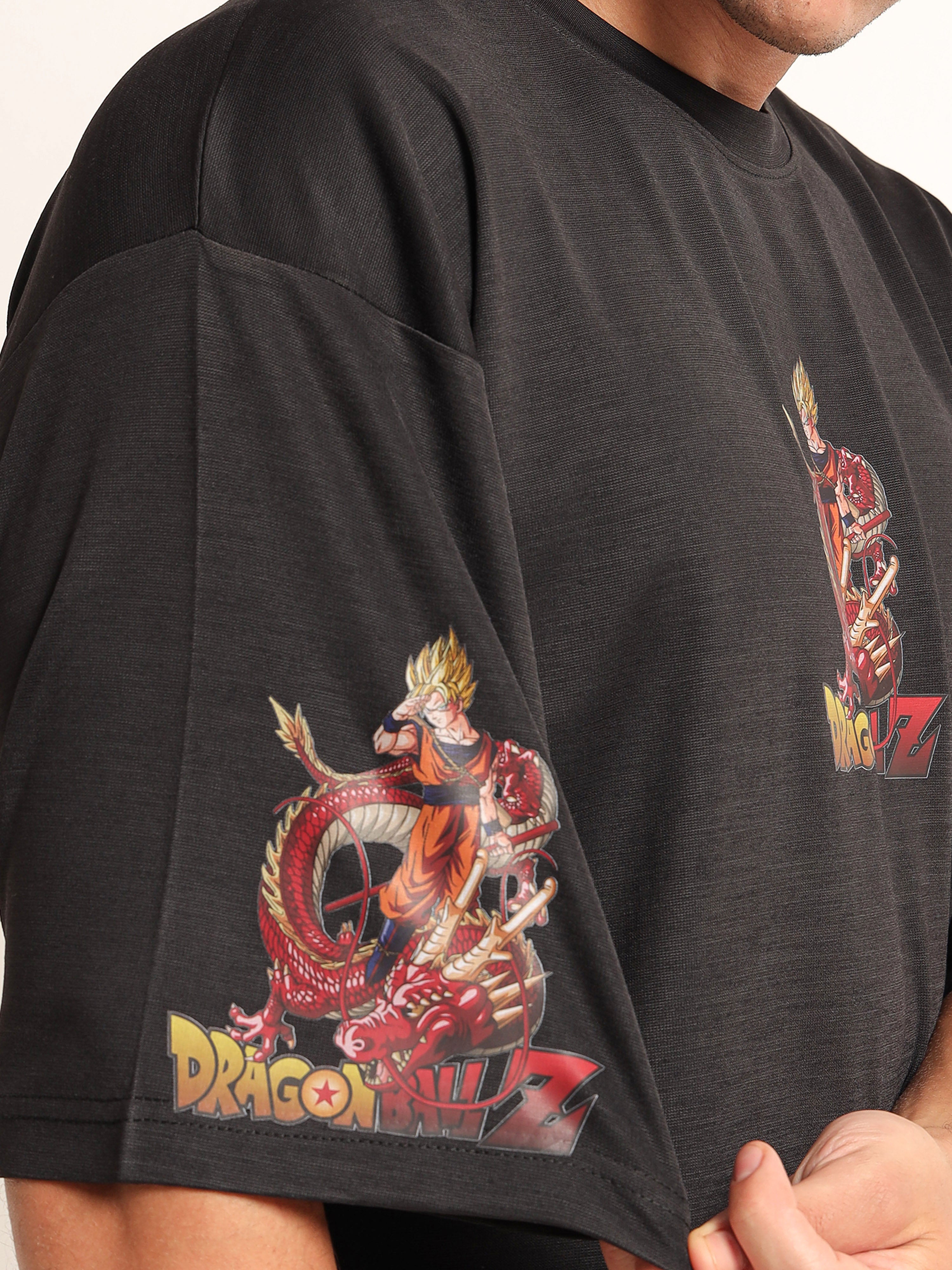 Men's Pink Jujutsu Kaisen Cursed Energy Oversized T-Shirt