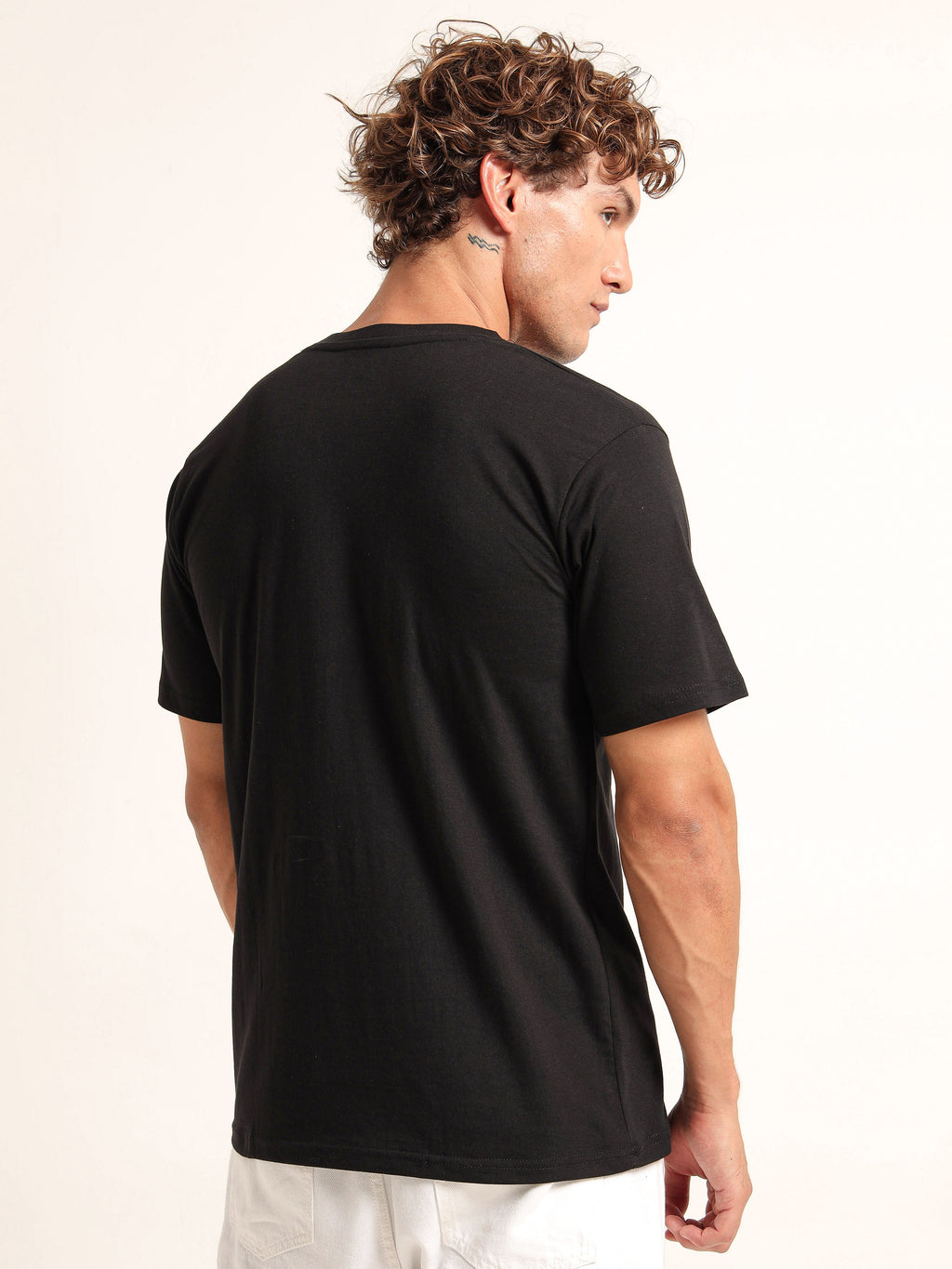 Men's Black and Multi-Color Dragon Ball Z Logo T-Shirt