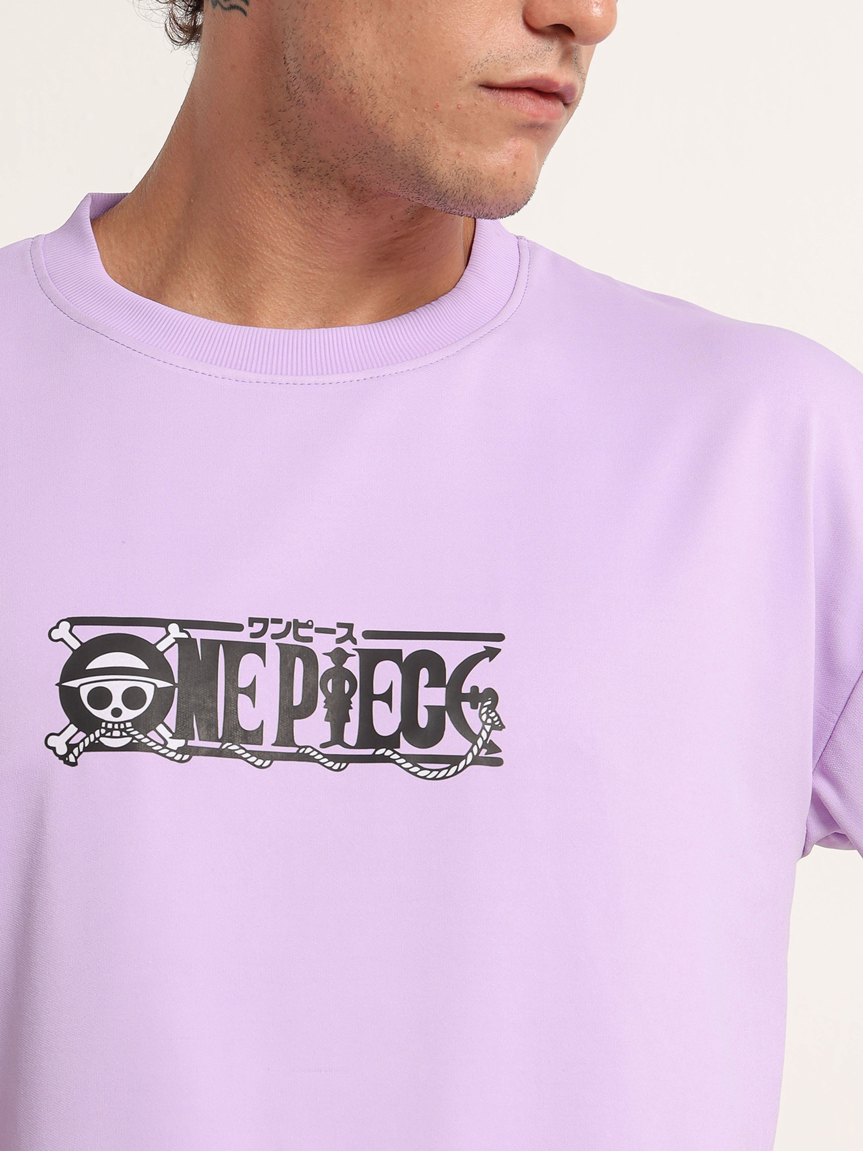 Men's Lilac One Piece Just Do It Oversized T-Shirt