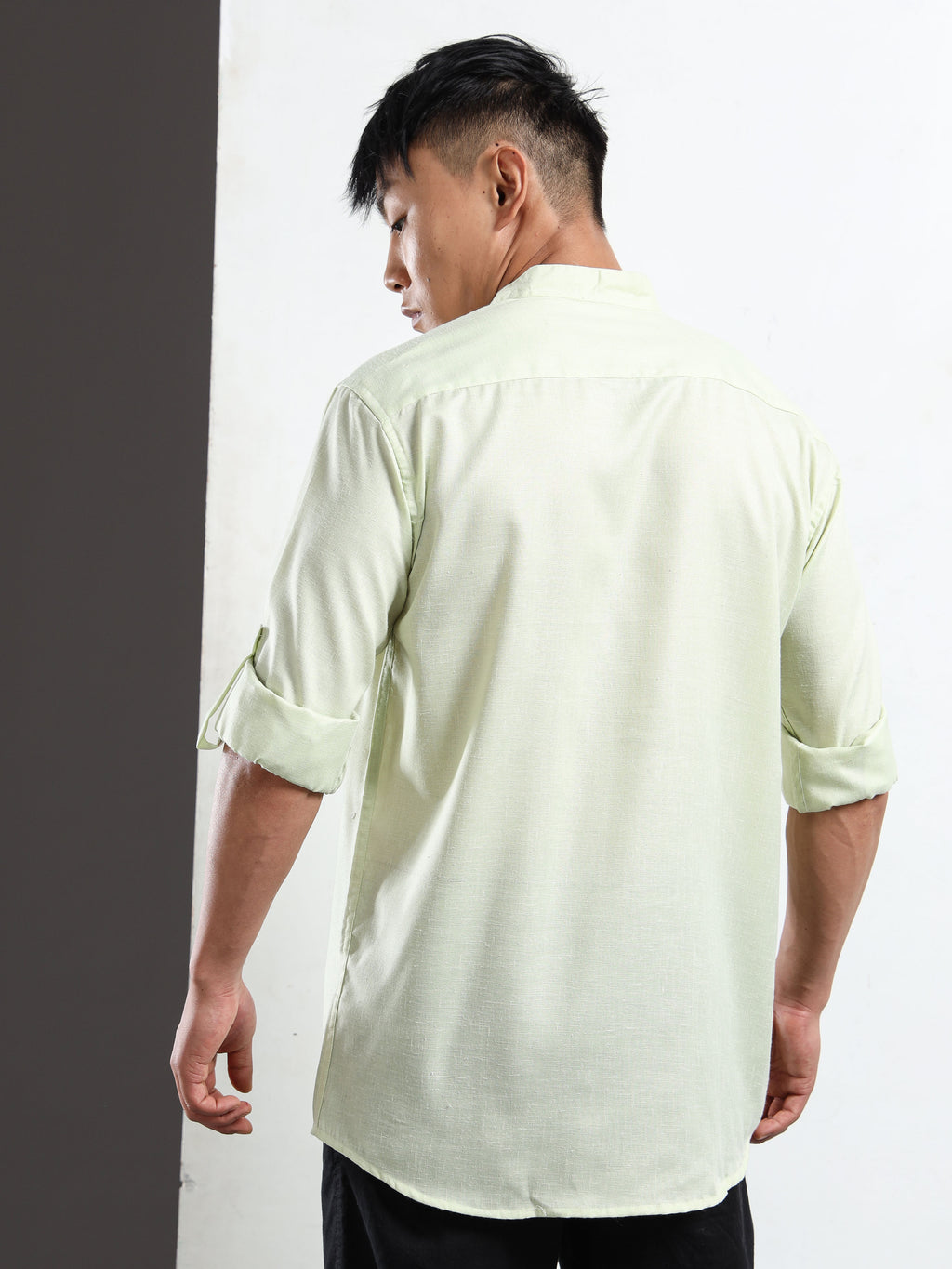 Men’s Neon Full Sleeve Short Kurta