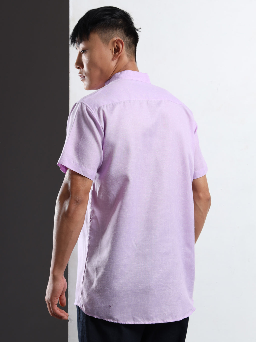 Men’s Light Lavender Short Sleeve Kurta