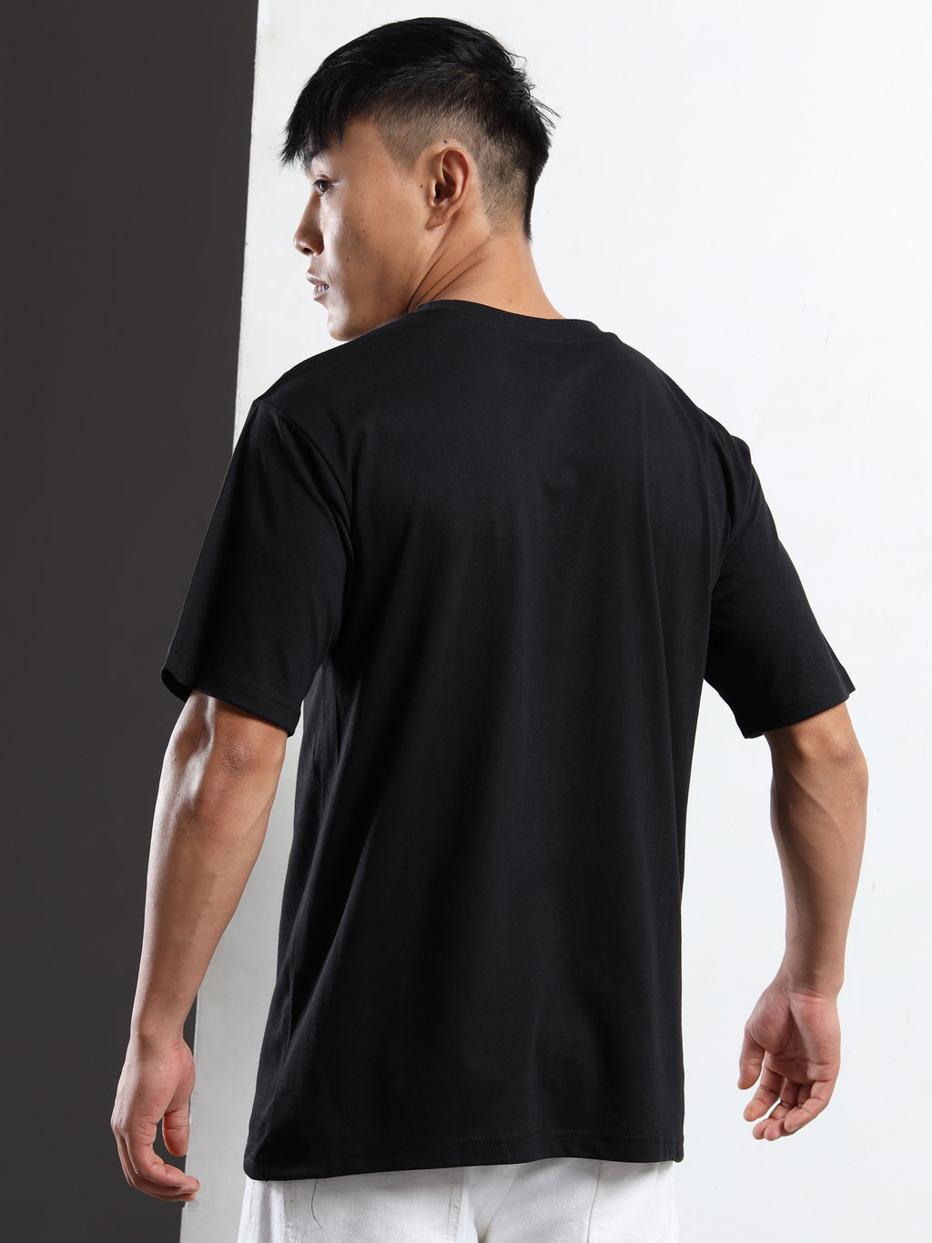 Men's Black and Orange Chase Dreams Motivational T-Shirt