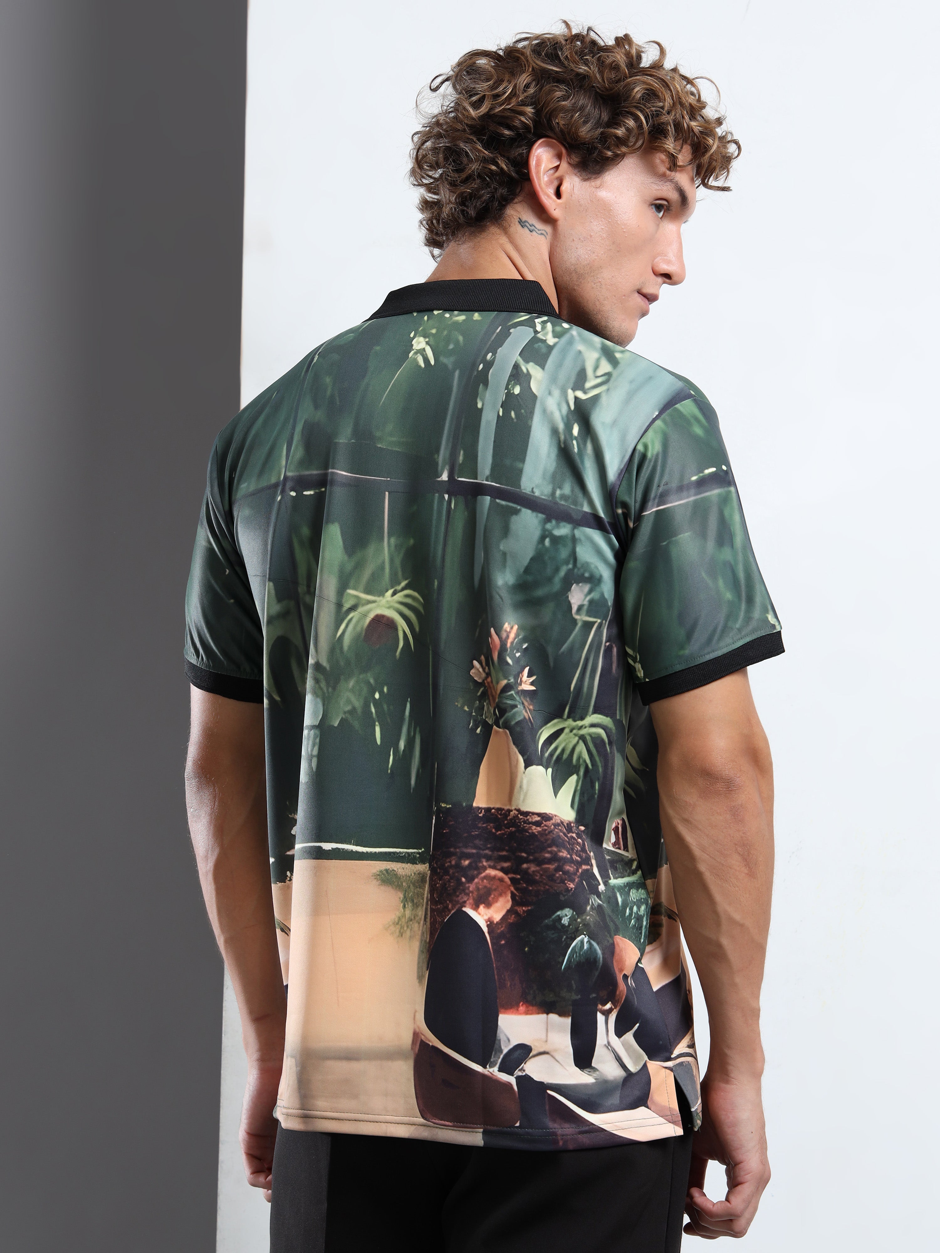 Men Green Fresh Leo Polo T-Shirt