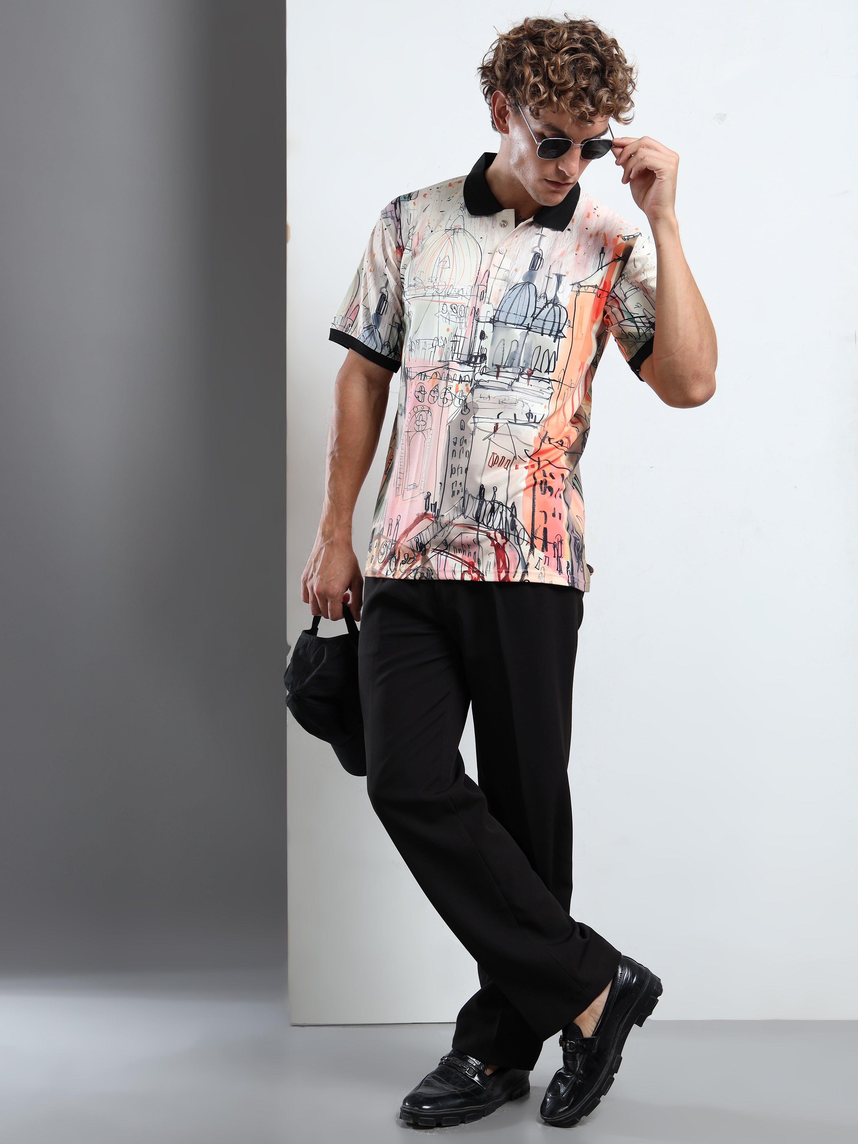 Men Multicolor Trendy Leo Polo T-Shirt
