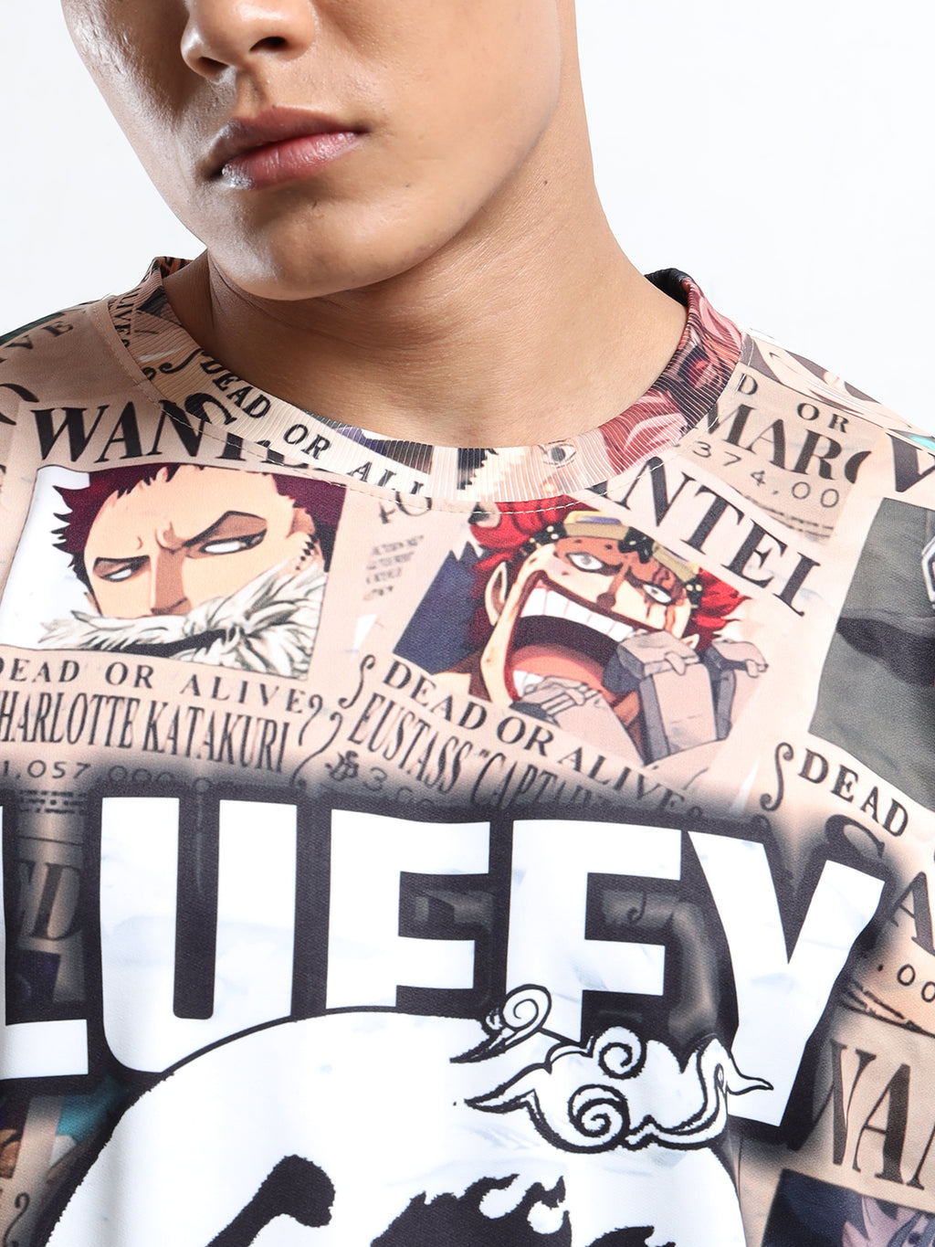 Men's Black Attack on Titan Regiment Logo Oversized T-Shirt