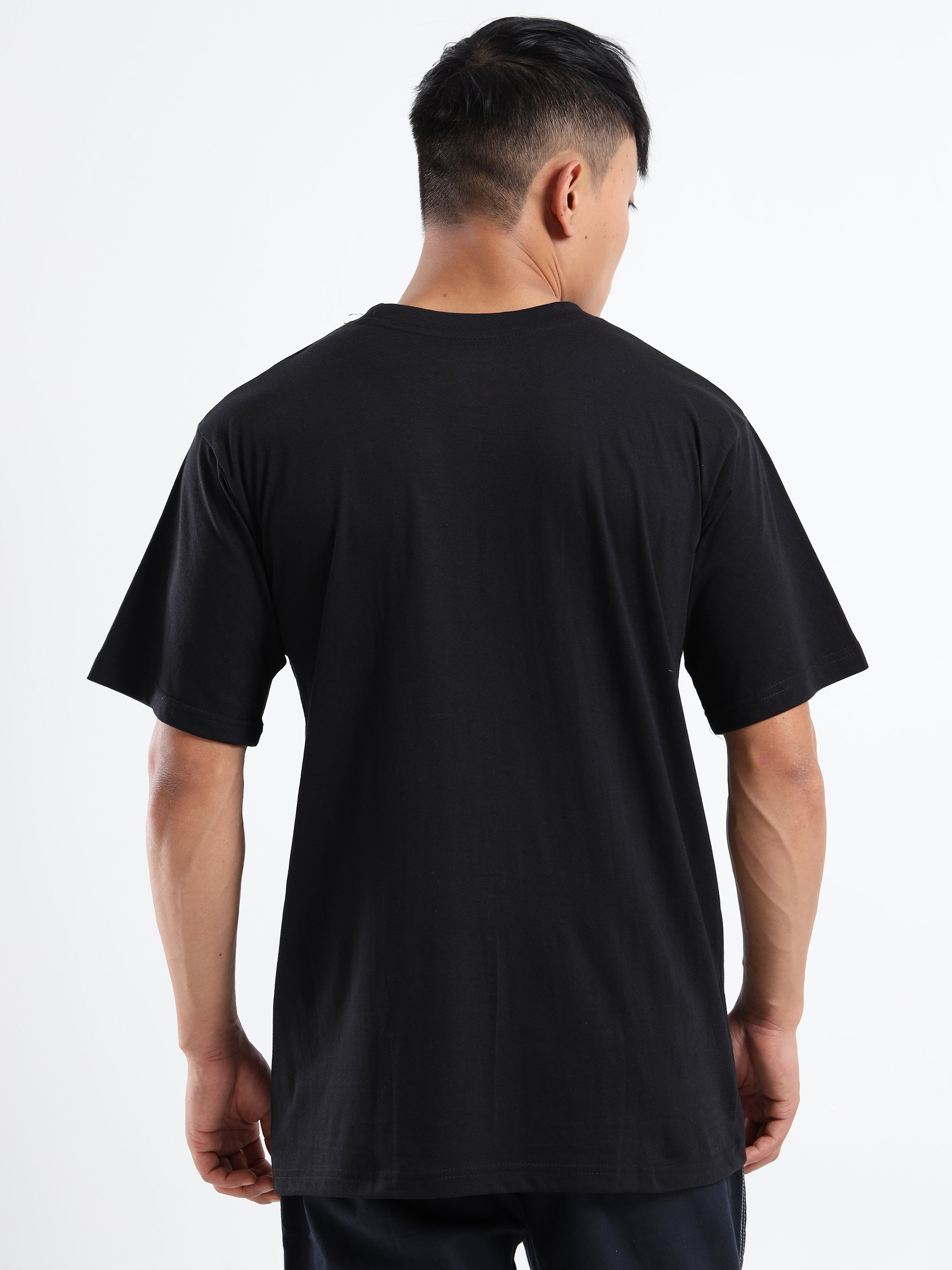 Men's Black and Multi-Color Air 23 Basket T-Shirt