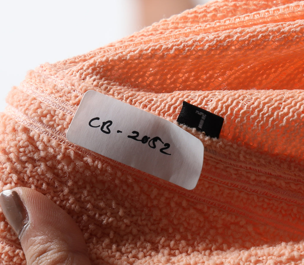 Men's Textured Cuban Collar Casual Peach Shirt